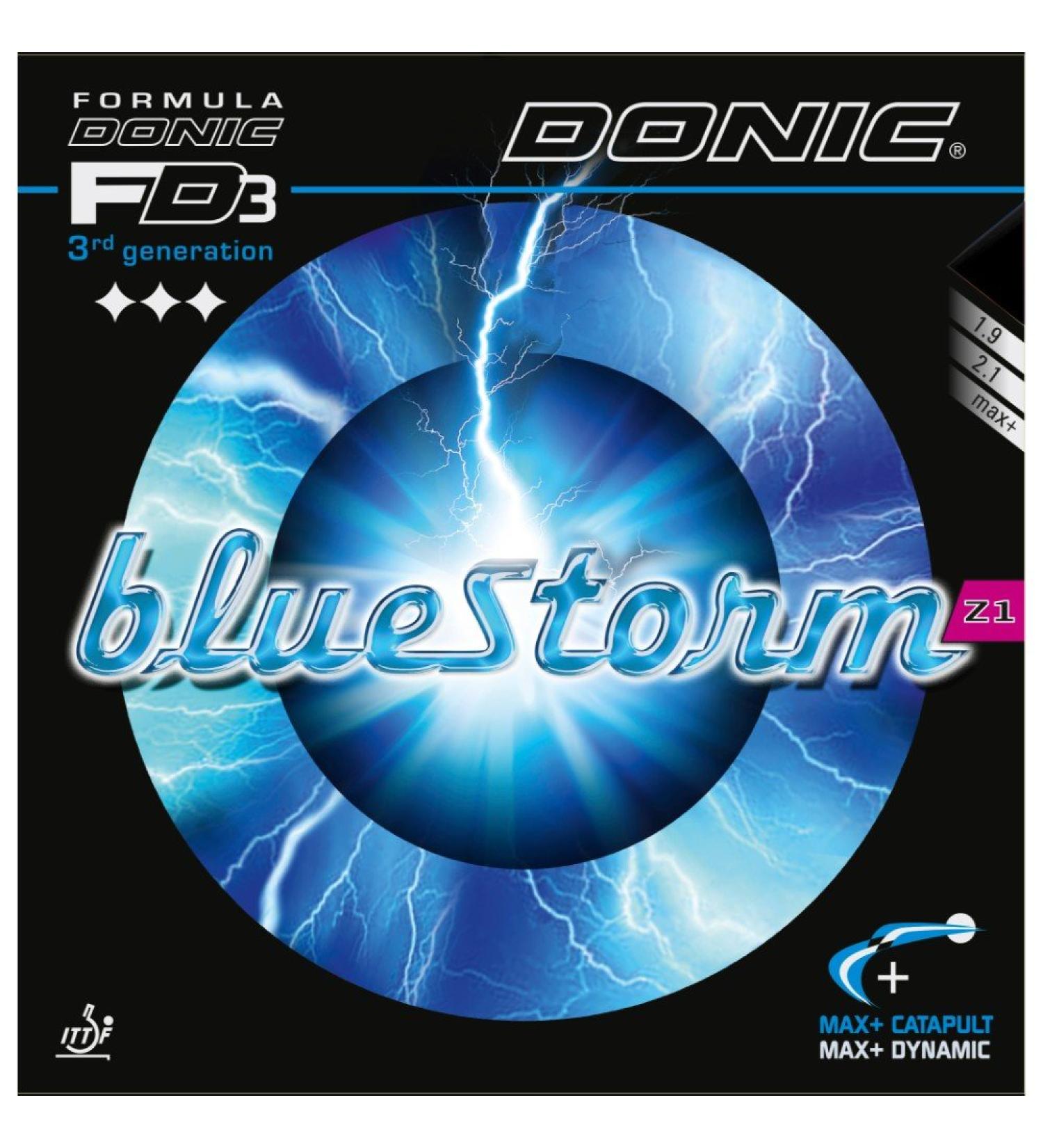 DONIC Bluestorm Z1 Table Tennis Rubber Black Max