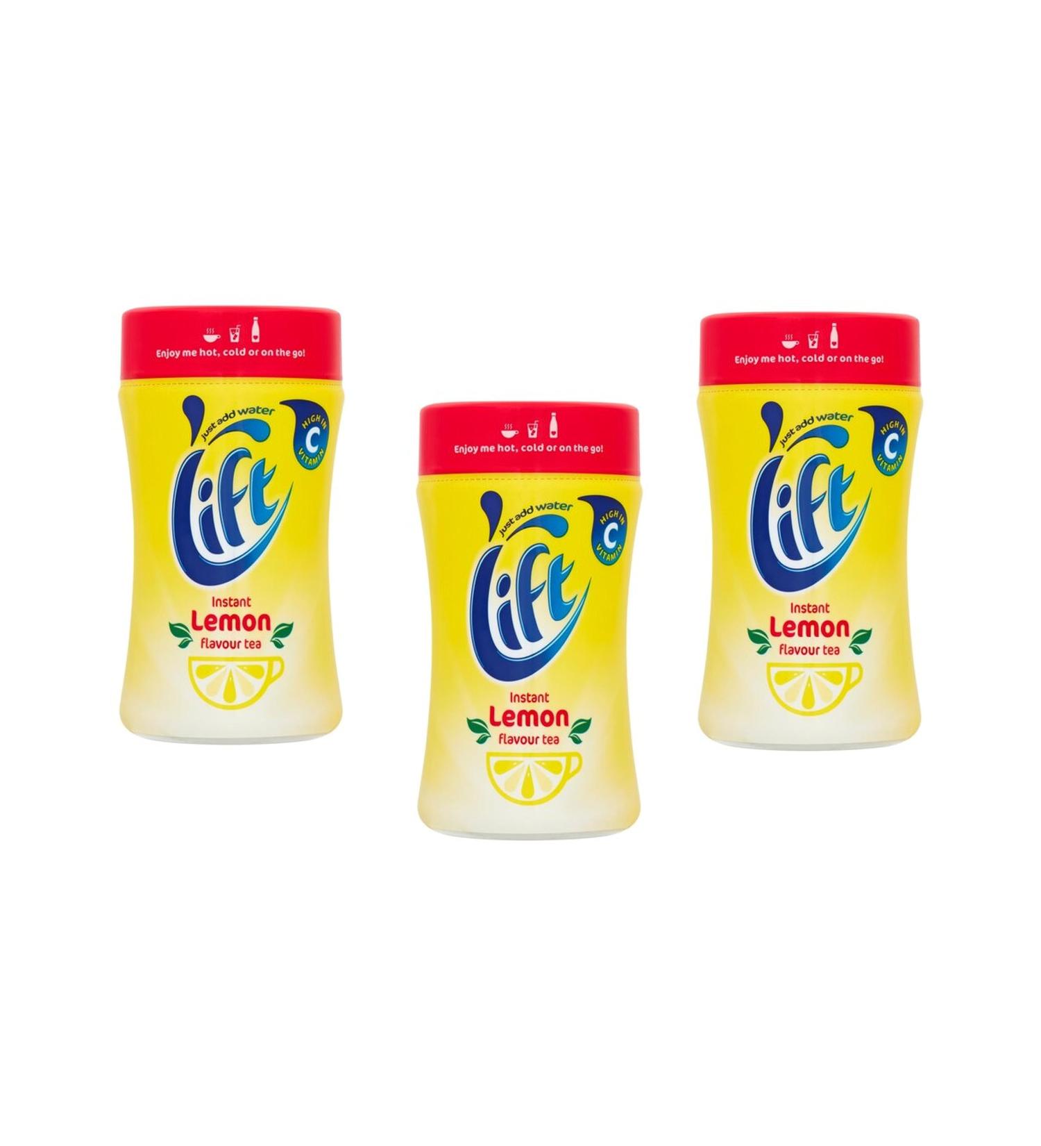 Lift Instant Lemon Flavour Tea 165G x3 Enjoy me hot cold or on the go! For warm refreshment in an instant. - Buy Online on SooperMarket.com