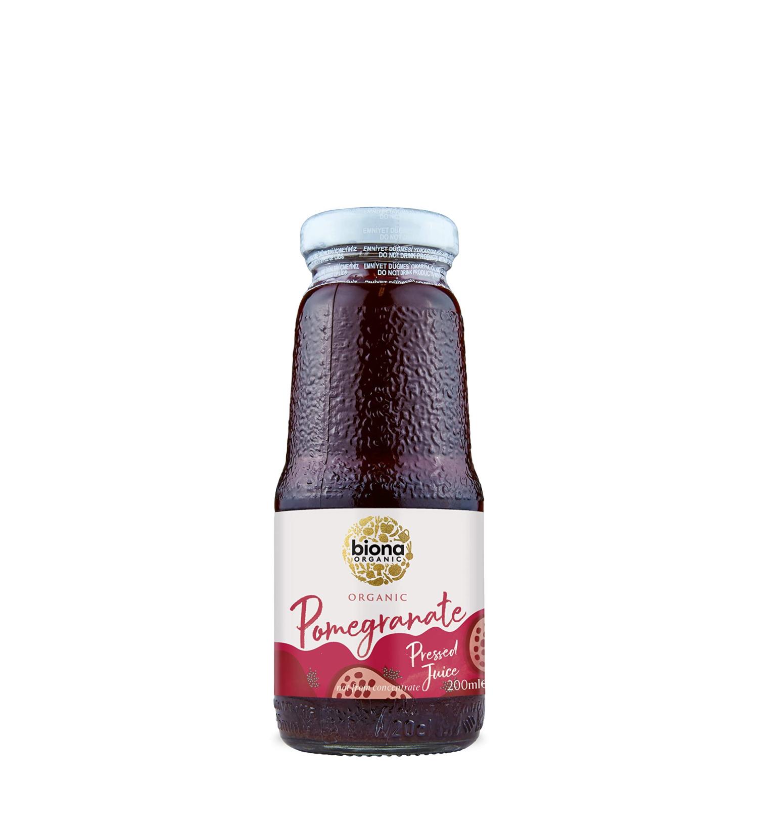 Biona Organic Pomegranate Juice 200ml - Buy Online on SooperMarket.com
