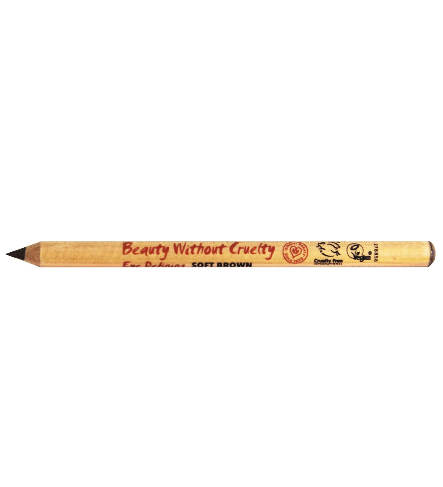 Beauty Without Cruelty Natural Mineral Eye Defining Pencil Soft Brown Eye Defining Soft Brown