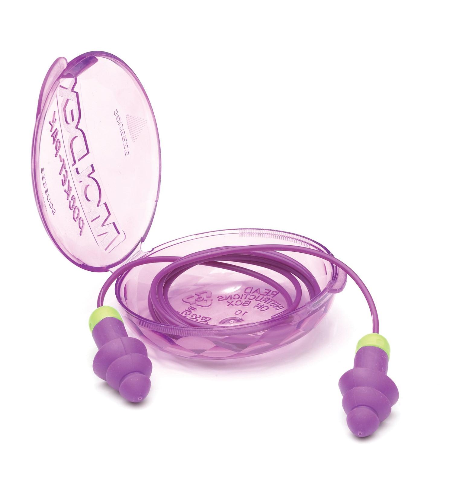 Rockets(R) Reusable Earplugs Corded Bulk - Plastic Case 27 dB NRR One-Size Box of 50 - Buy Online on SooperMarket.com