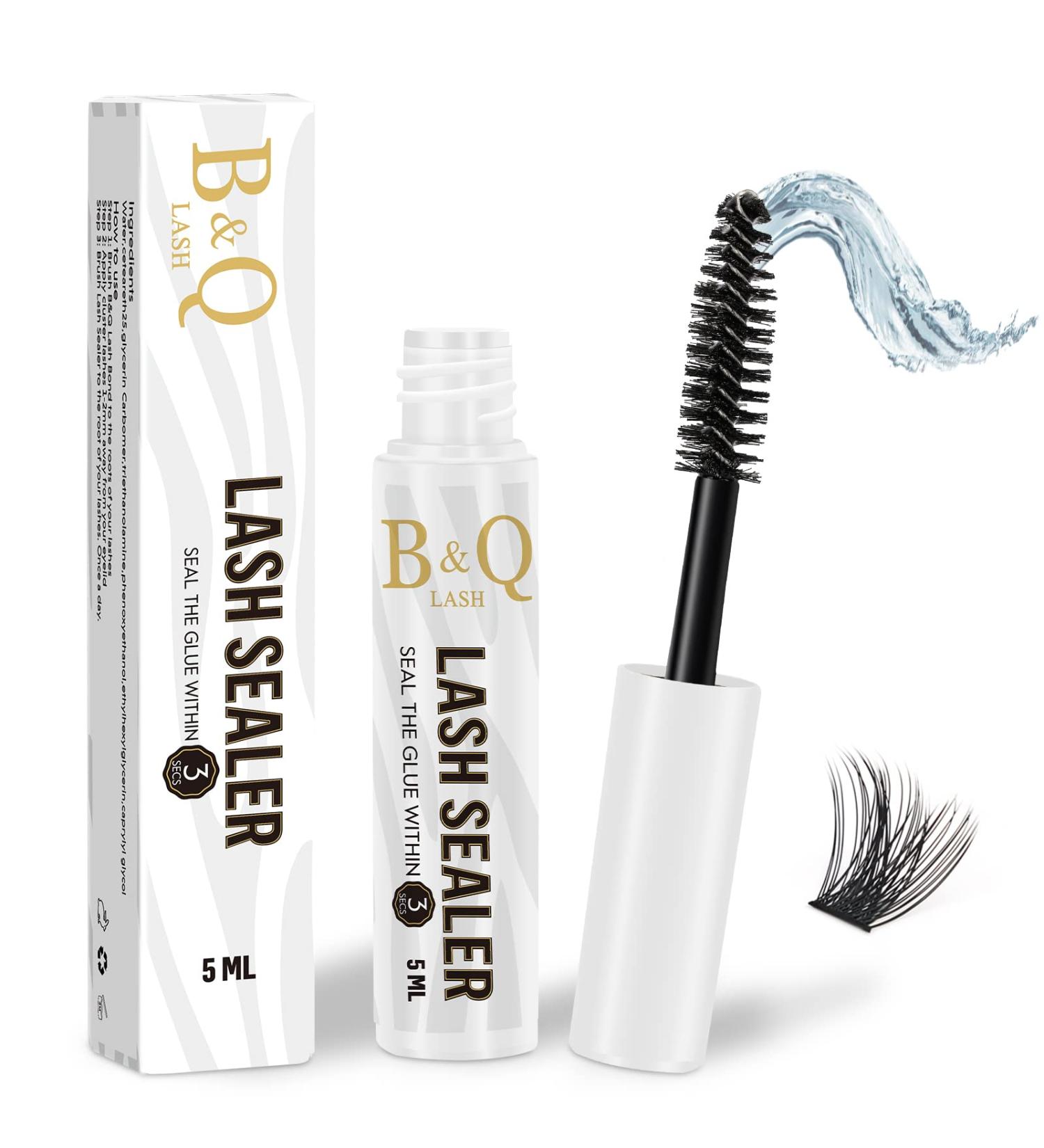 Lash Sealant 5ML Clear Mascara B&Q Lash Sealer for Cluster Lashes Overnighter Lash Extension Sealant Healthy Lash Overnight Sealer Longer Life Coating Lash Seal (Clear 5ml) 5 ML Seal-Clear - Buy Online on SooperMarket.com