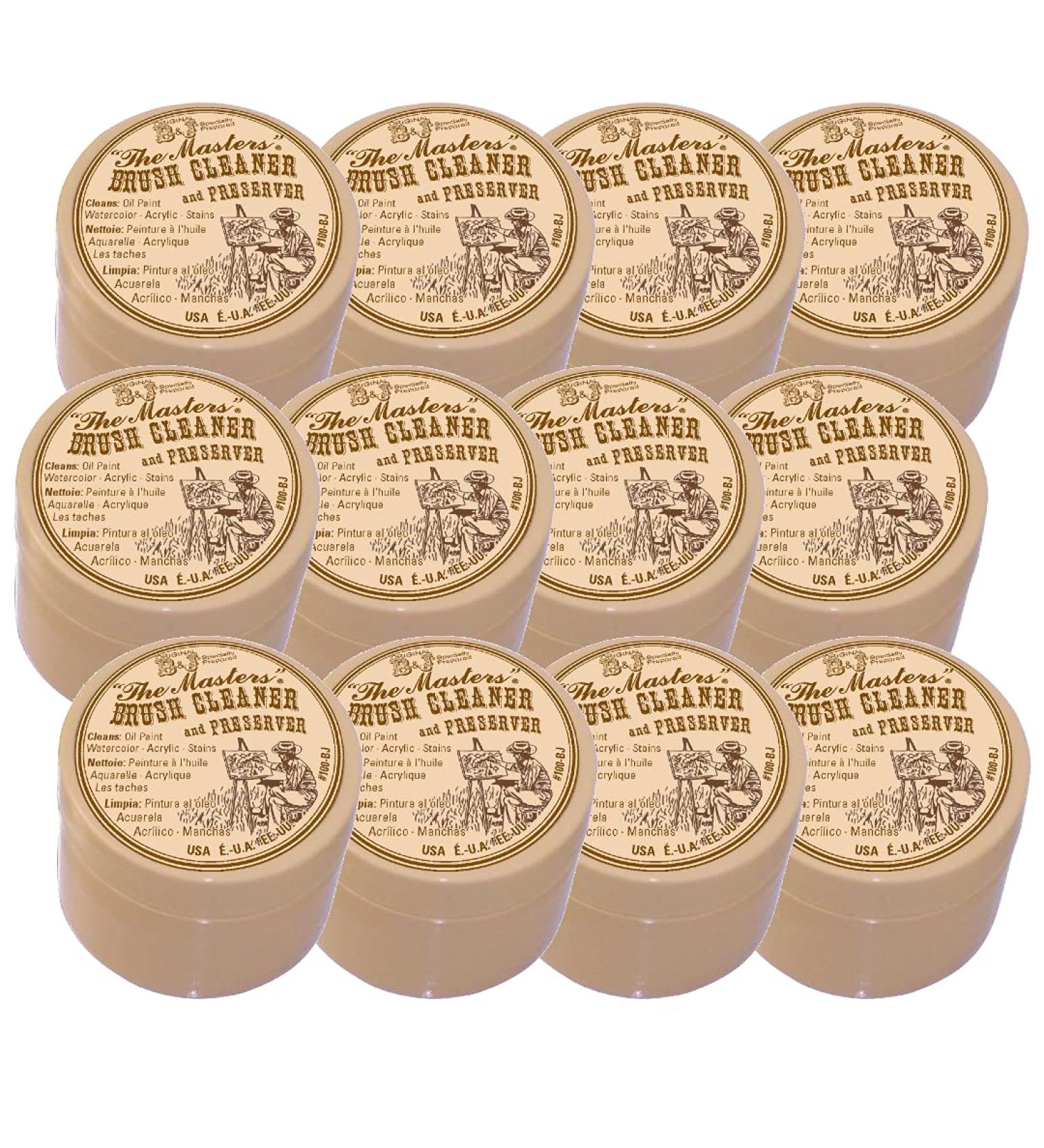 General Pencil Company Master's Brush Cleaner & Preserver 1oz Multipack of 12