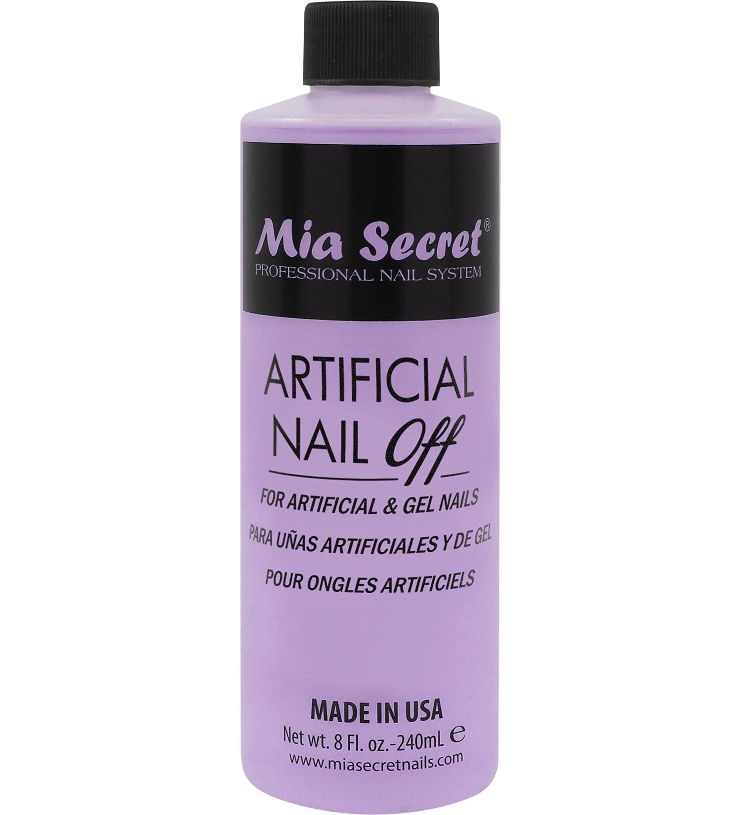 Mia Secret Professional Artificial Nail off - Artificial &Gel Nails Remover 40z 8oz 32oz Pick yours (8oz) 8 Ounce