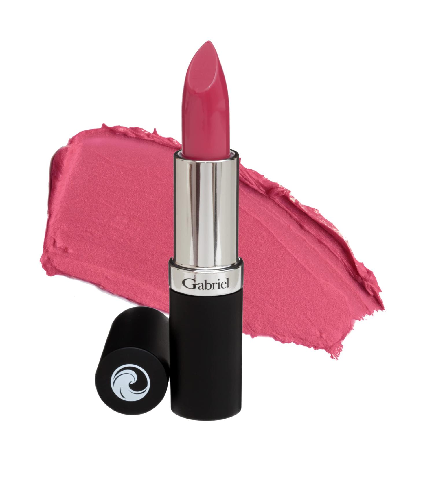 Gabriel Cosmetics Mauve Berry Pink Lipstick - Natural, Paraben-Free, Vegan, Gluten-Free, Cruelty-Free - Long Lasting Formula Infused with Jojoba Seed Oil and Aloe - 0.13 Oz - Buy Online on SooperMarket.com