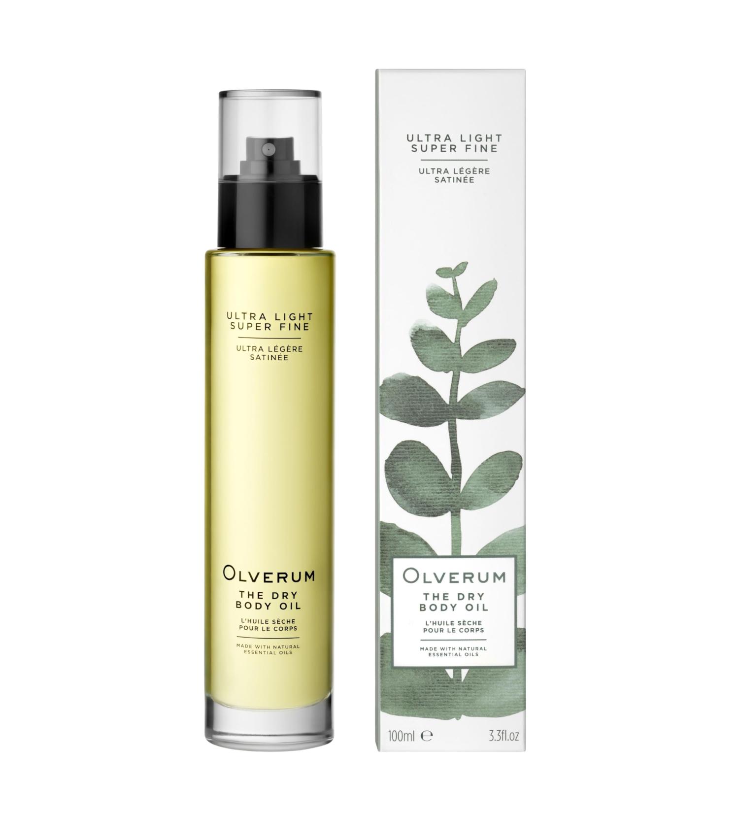 OLVERUM Natural Dry Body Oil | Vegan & Cruelty-Free Fast-Absorbing Clean Beauty 100ml for Intense Hydration - Buy Online on SooperMarket.com
