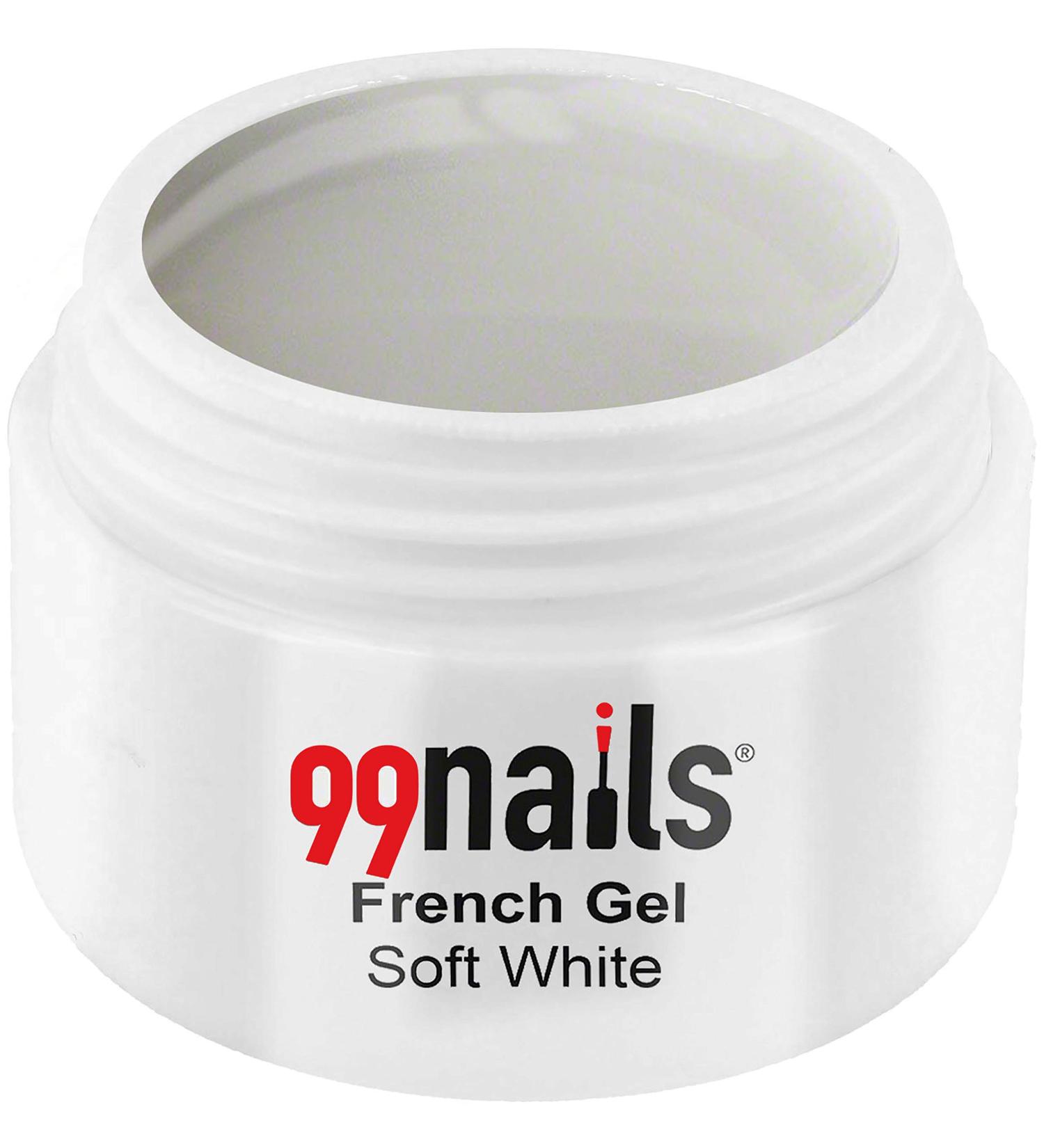 99nails French Gel - Soft White | Premium 15ml Gel for Professional Nail Art | Buy Internationally - Buy Online on SooperMarket.com