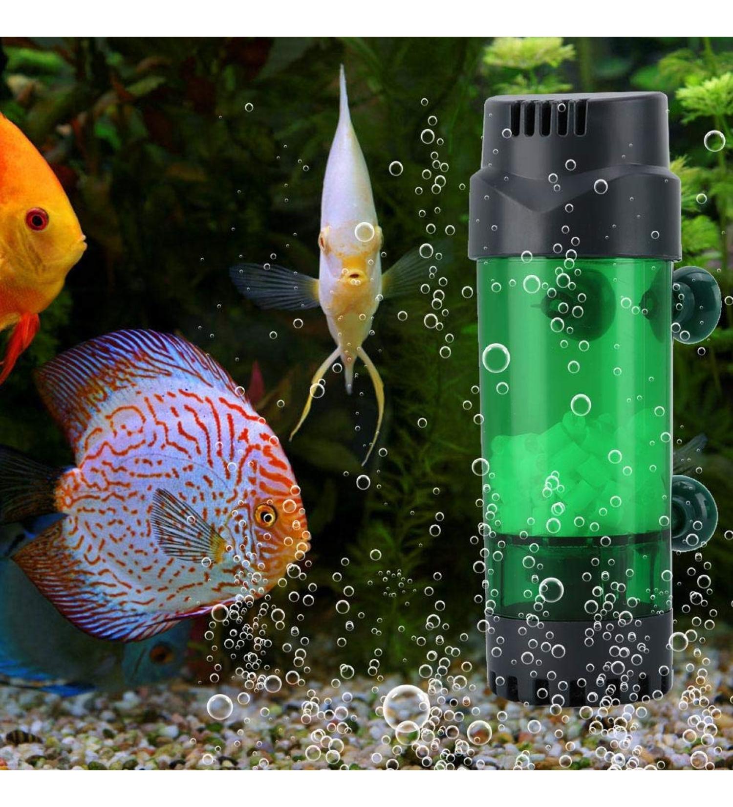 Buy PSSPP Vertebral Layer Filter - Double Biochemical Sponge Filter for Aquariums with Suction Cup | International Shipping Available - Buy Online on SooperMarket.com