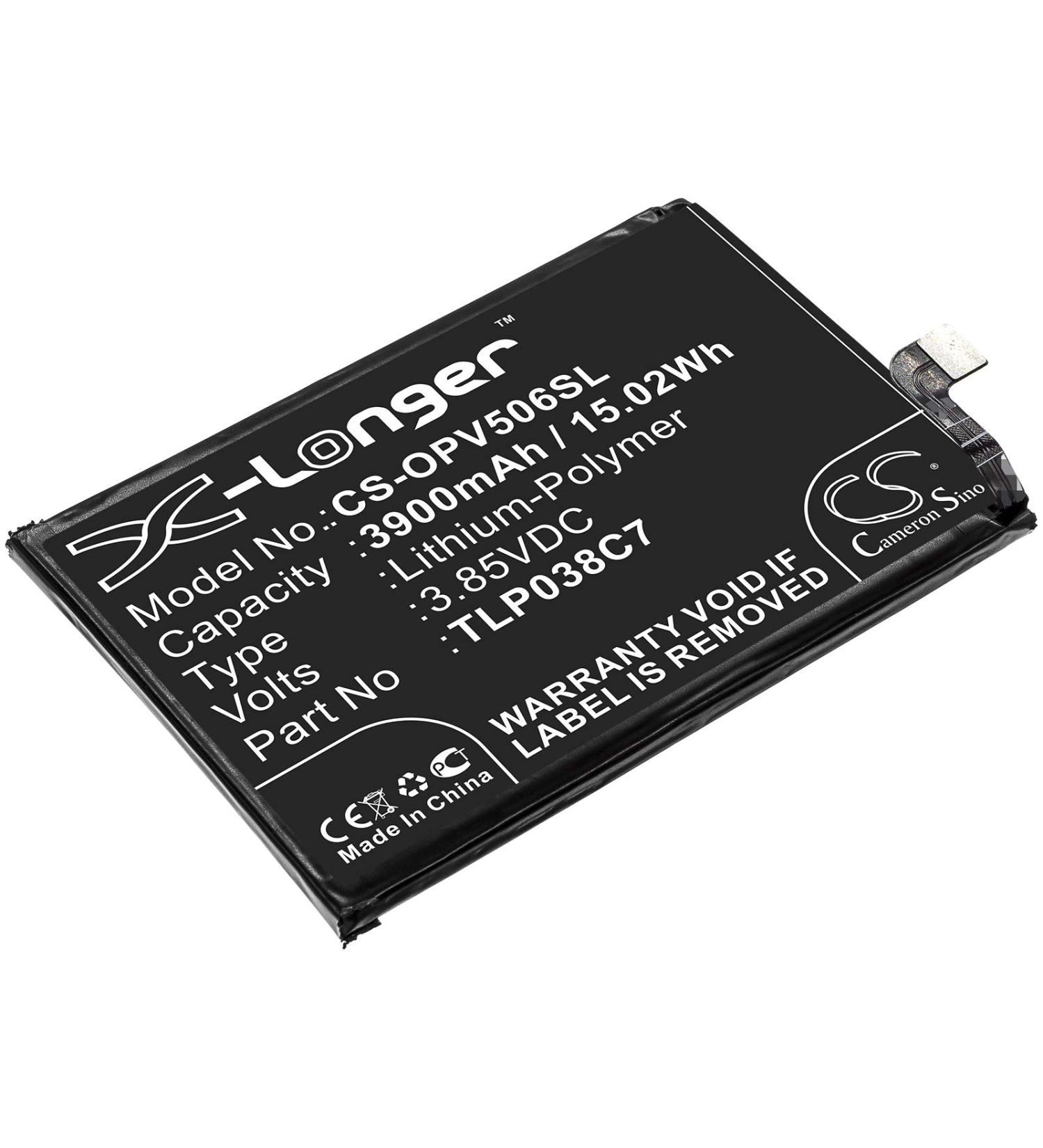 3900mAh Replacement Battery for TLP038C7 OT-5060A OT-5060D - High Capacity & International Shipping - Buy Online on SooperMarket.com