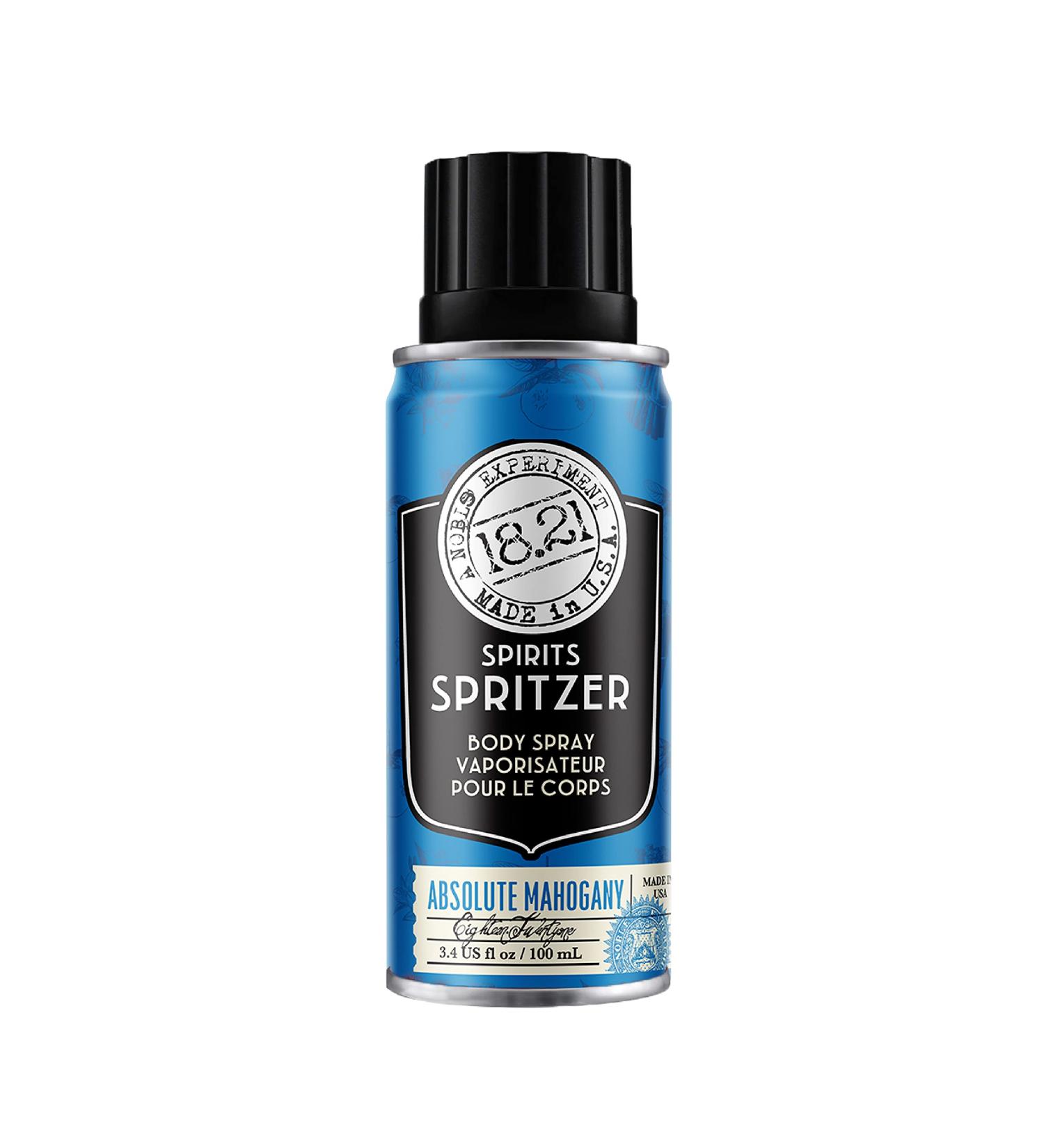 18.21 Man Made Men s Spirits Spritzer 3.4 oz. - Long-Lasting All Over Body Spray with Masculine Aromatics - Gifts for Him Absolute Mahogany - Buy Online on SooperMarket.com
