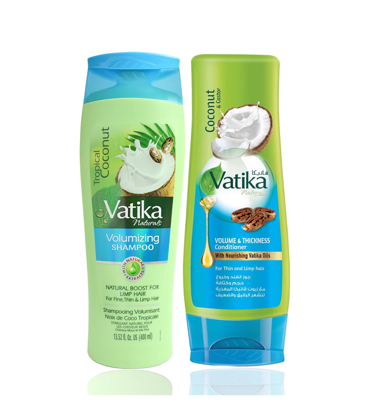 Dabur Vatika Naturals Coconut Shampoo & Conditioner Set | Best International Shipping - Buy Online on SooperMarket.com