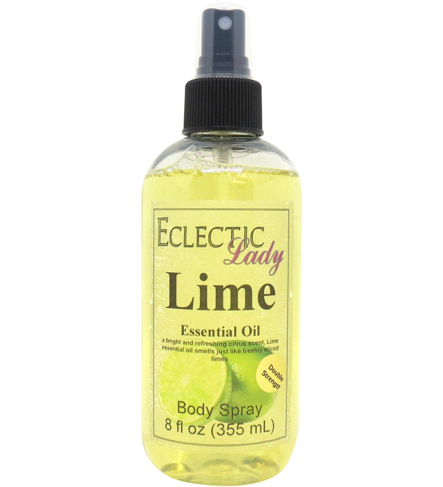 Lime Essential Oil Body Spray (Double Strength) 8 ounces Body Mist for Women with Clean Light & Gentle Fragrance Long Lasting Perfume with Comforting Scent for Men & Women Cologne with Soft 8 Fluid Ounces (Double Strength) - Buy Online on SooperMarket.com