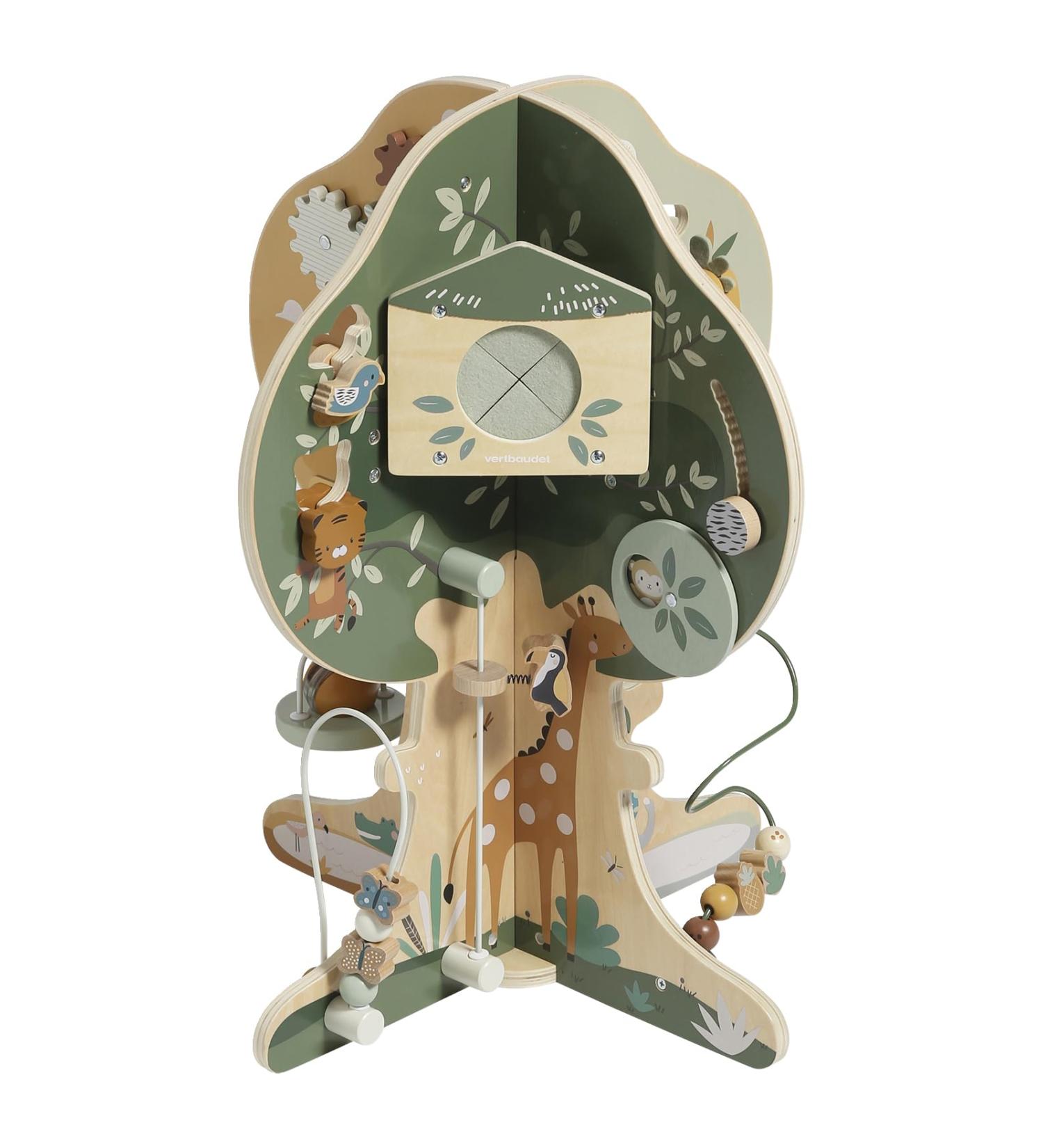Buy VERTBAUDET Activity Tree for 4 Seasons - Eco-Friendly Wooden Toy in Green | International Shipping - Buy Online on SooperMarket.com