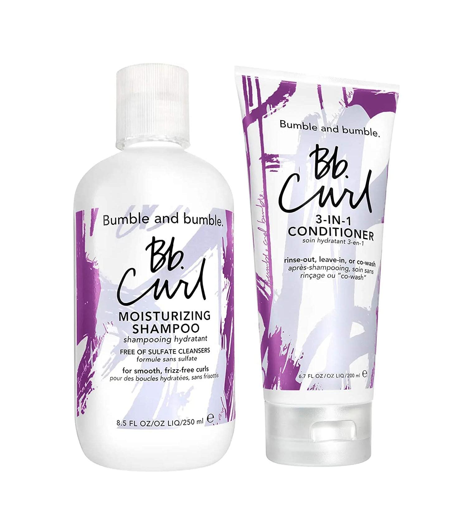 Bumble and Bumble Curl Care Shampoo 8.5 oz & Conditioner 6.7 oz - Complete Curl Care Set - Buy Online on SooperMarket.com