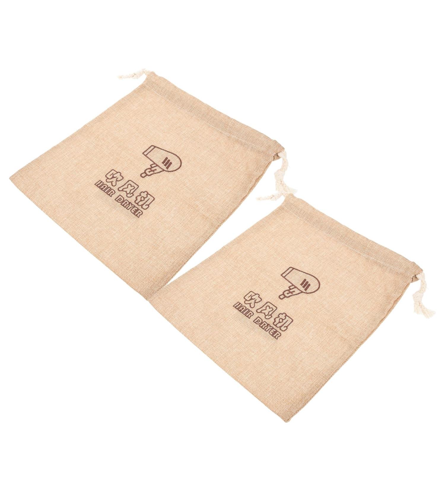 BCOATH 2pcs Blow Dryer Retractable Cord Hair Dryer Organizers Bag Travel Wine Bag Hair Tool Organizer Cloth - Buy Online on SooperMarket.com