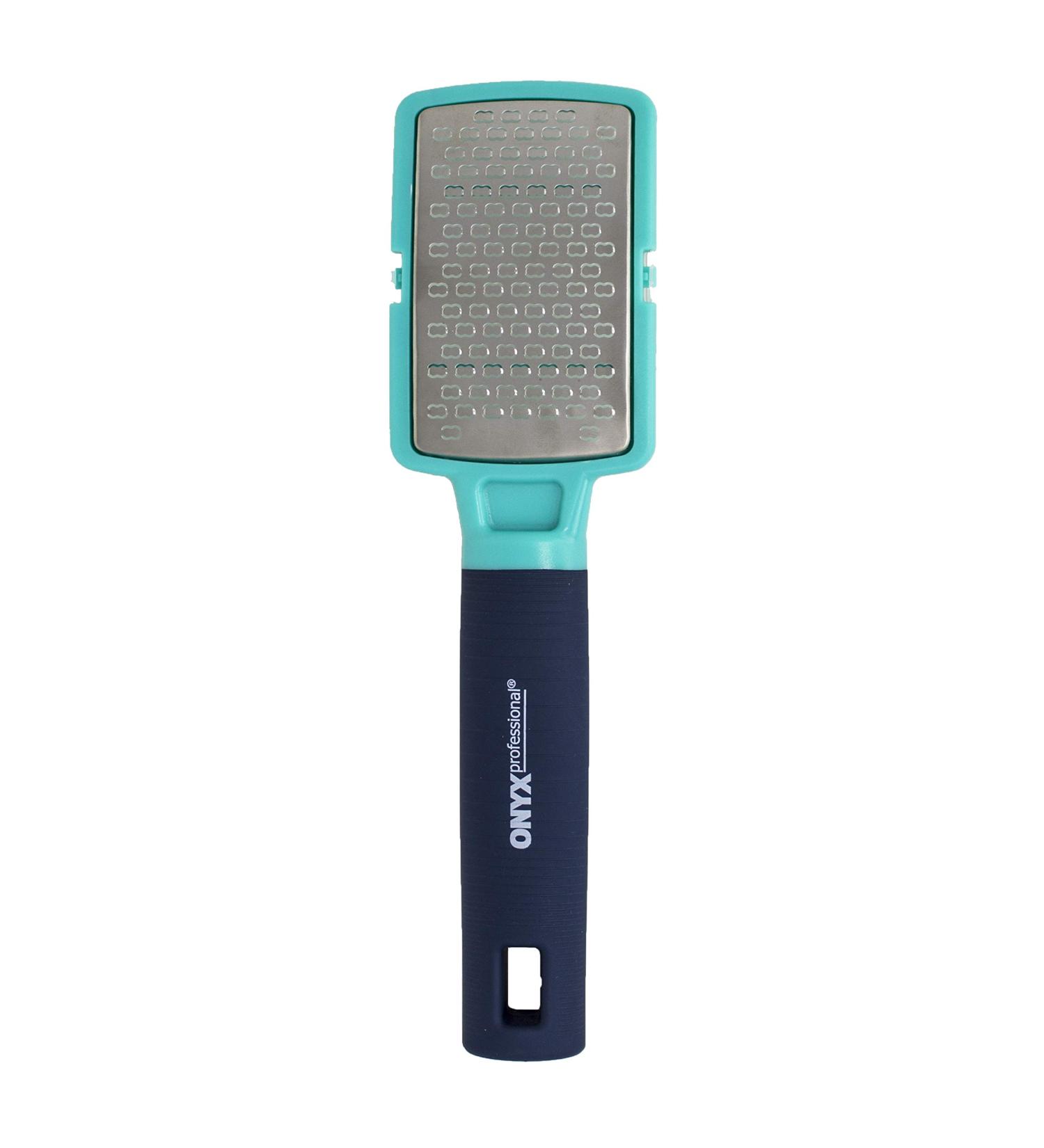 Onyx Professional Foot Rasp - Stainless Steel Callus Remover & Dead Skin Scrubber for Smooth Feet | Lightweight & Mess-Free Foot Care Tool - Buy Online on SooperMarket.com