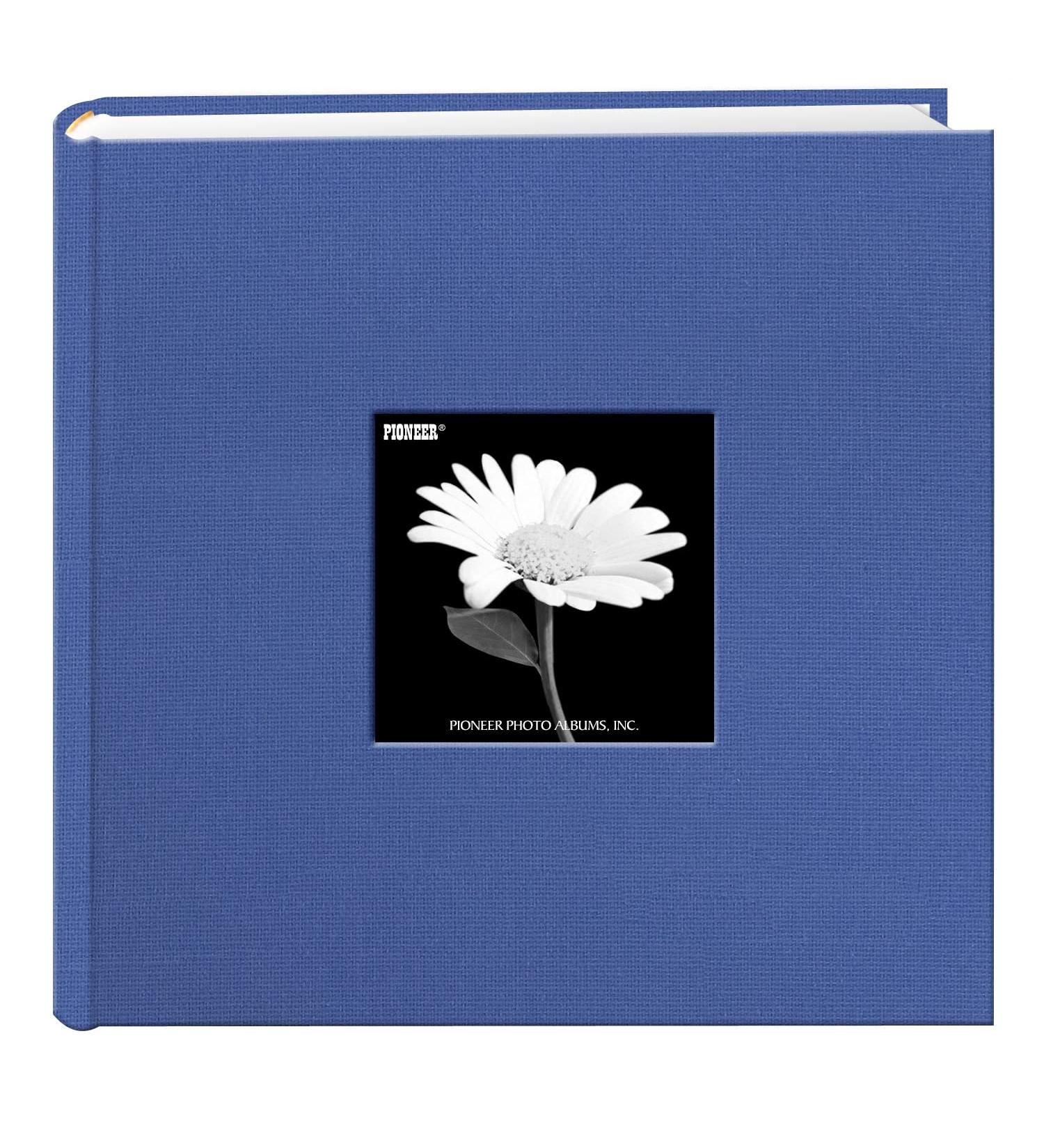 Sky Blue Fabric Frame Photo Album - 200 Pockets, Holds 4x6 Photos - Buy Online on SooperMarket.com