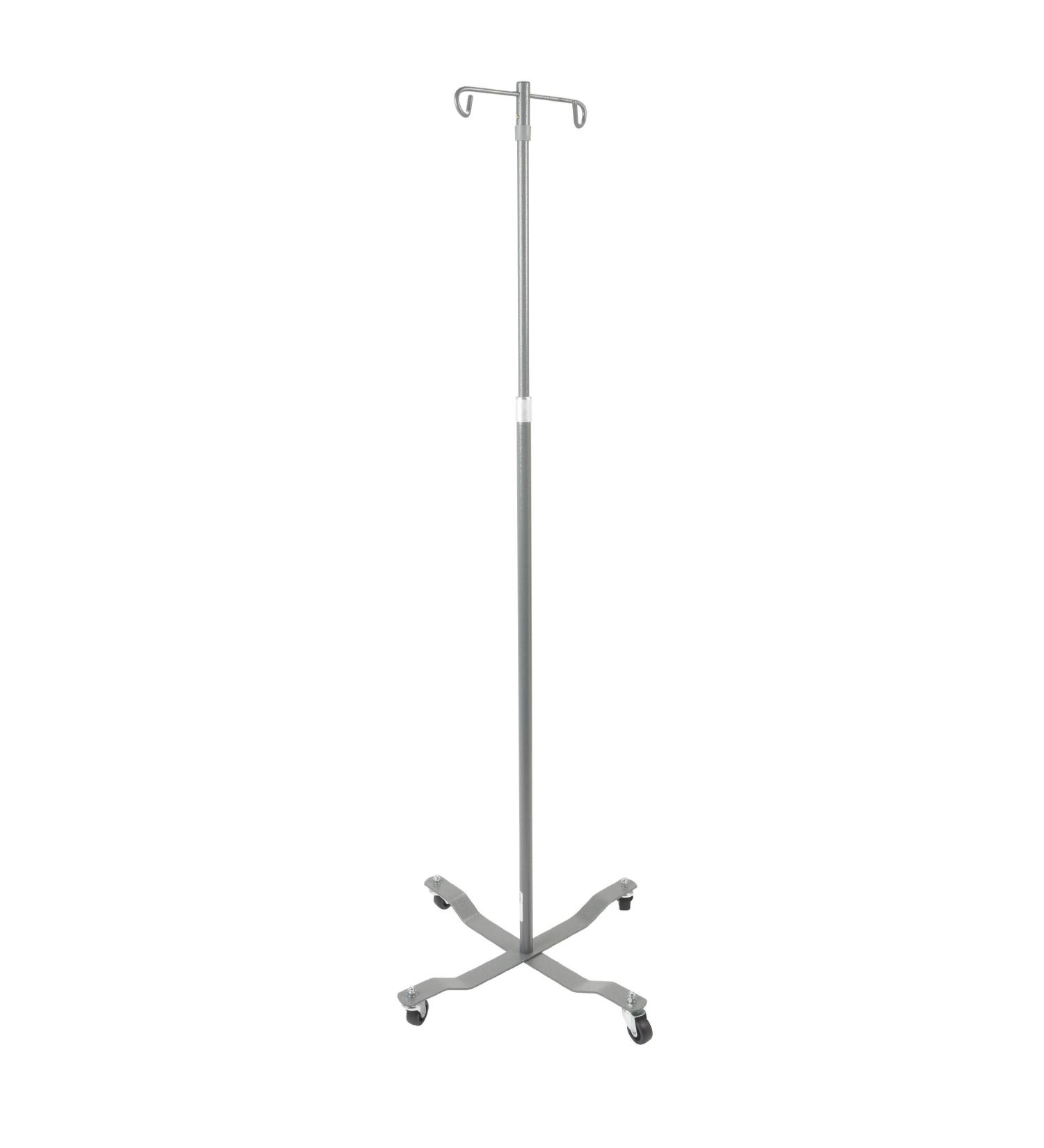 Drive Medical Economy Removable Top I. V. Pole, Silver Vein