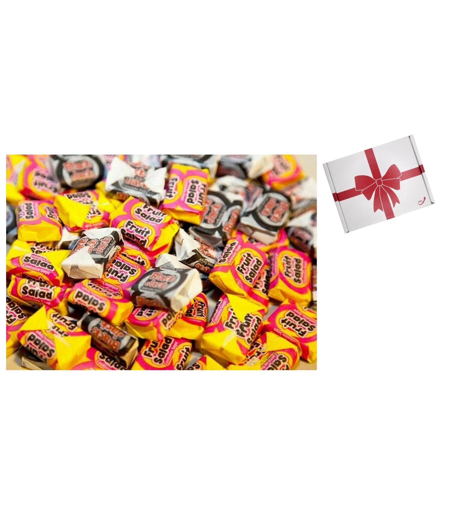 1 kg Fruit Salad and Black Jacks Chews Gift Hamper Box Assorted Pick and Mix Sweet for Parties Gifts and Sharing - Buy Online on SooperMarket.com