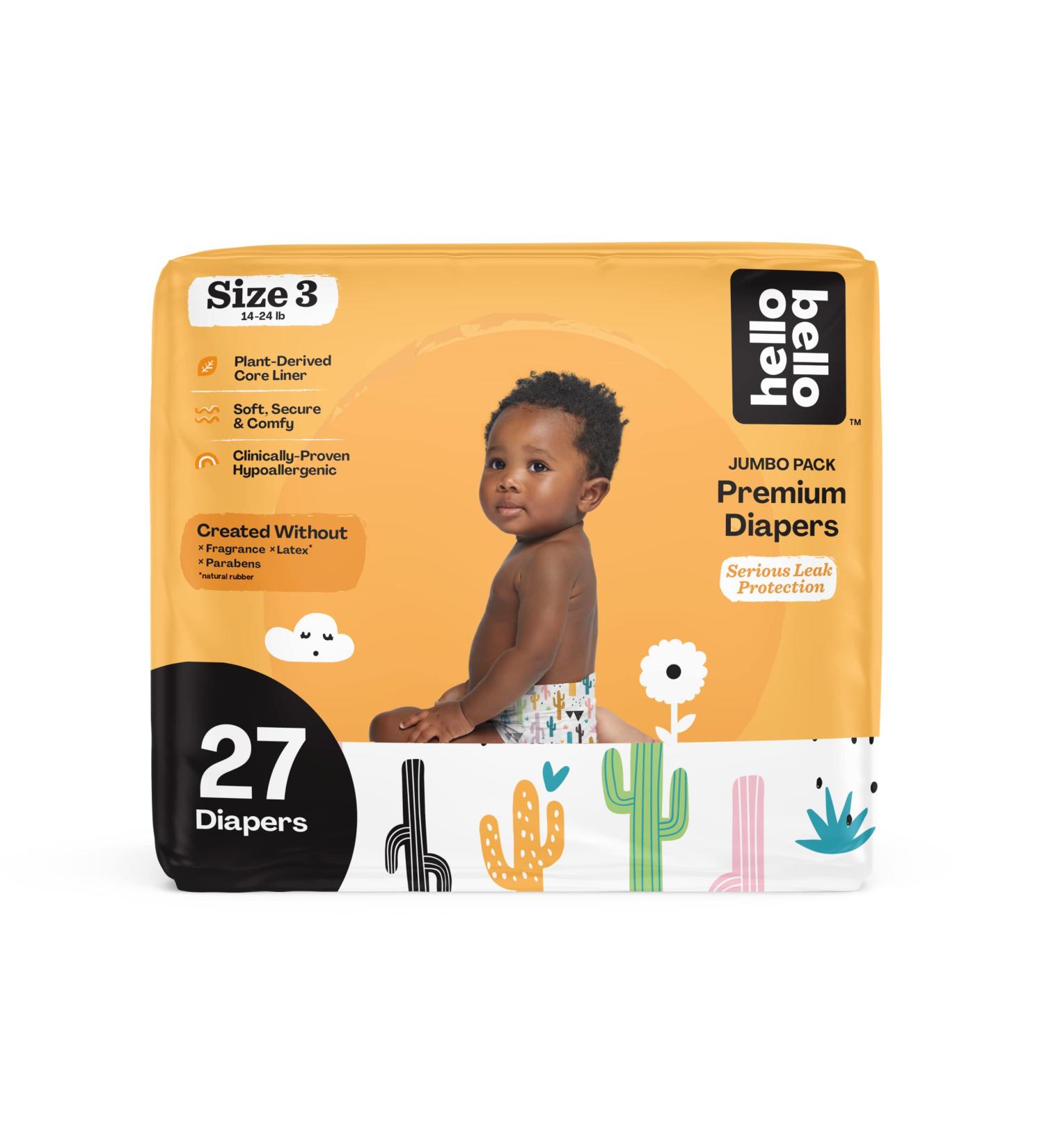 Hello Bello Baby Diapers - Size 3- Cactus - Pack of 27 Cactus 1 Count (Pack of 27) - Buy Online on SooperMarket.com