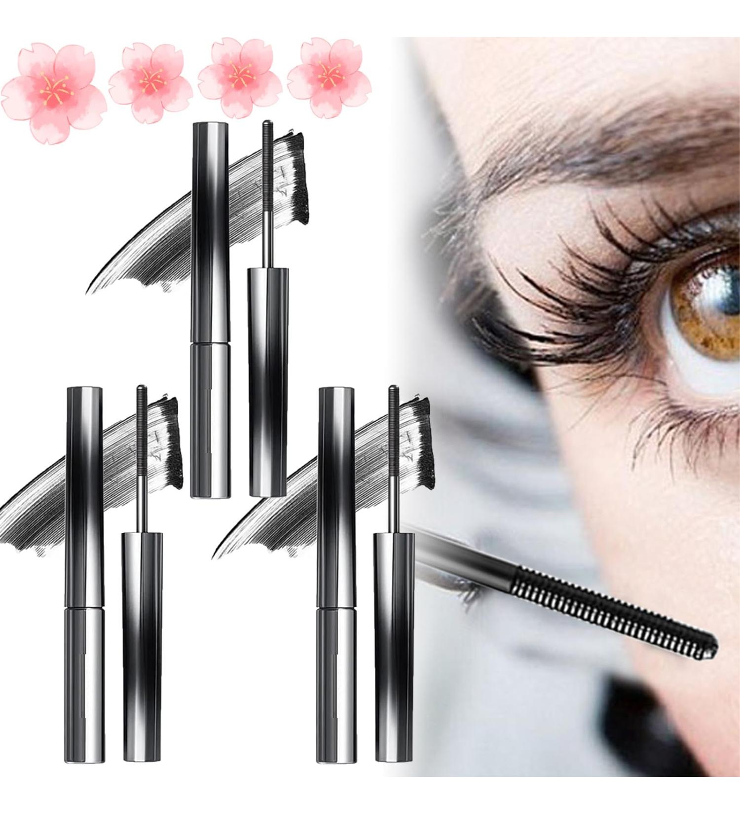 Olivia Blaire Iron Wand Mascara Vervaci Iron Rod Mascara Nour Iron Wand Mascara Waterproof Metal Rod Metal Wand Mascara Bristle Less Metal Mascara Curling Eyelash Metal Mascara (3*Black) - Buy Online on SooperMarket.com