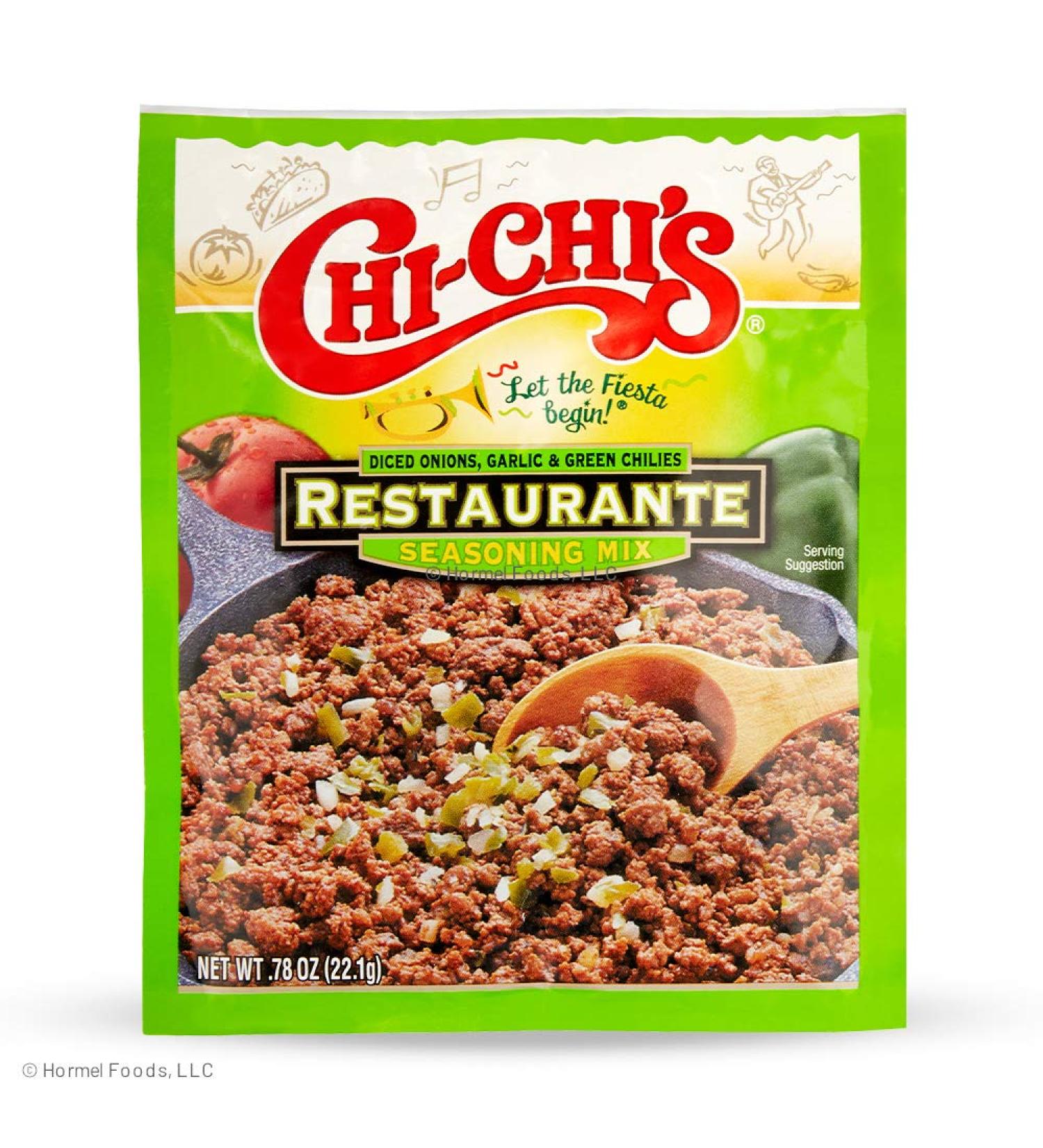 Chi Chi's Fiesta Restaurante Seasoning Mix 0.78oz (Pack of 24) - Authentic Mexican Flavor - Buy Online on SooperMarket.com