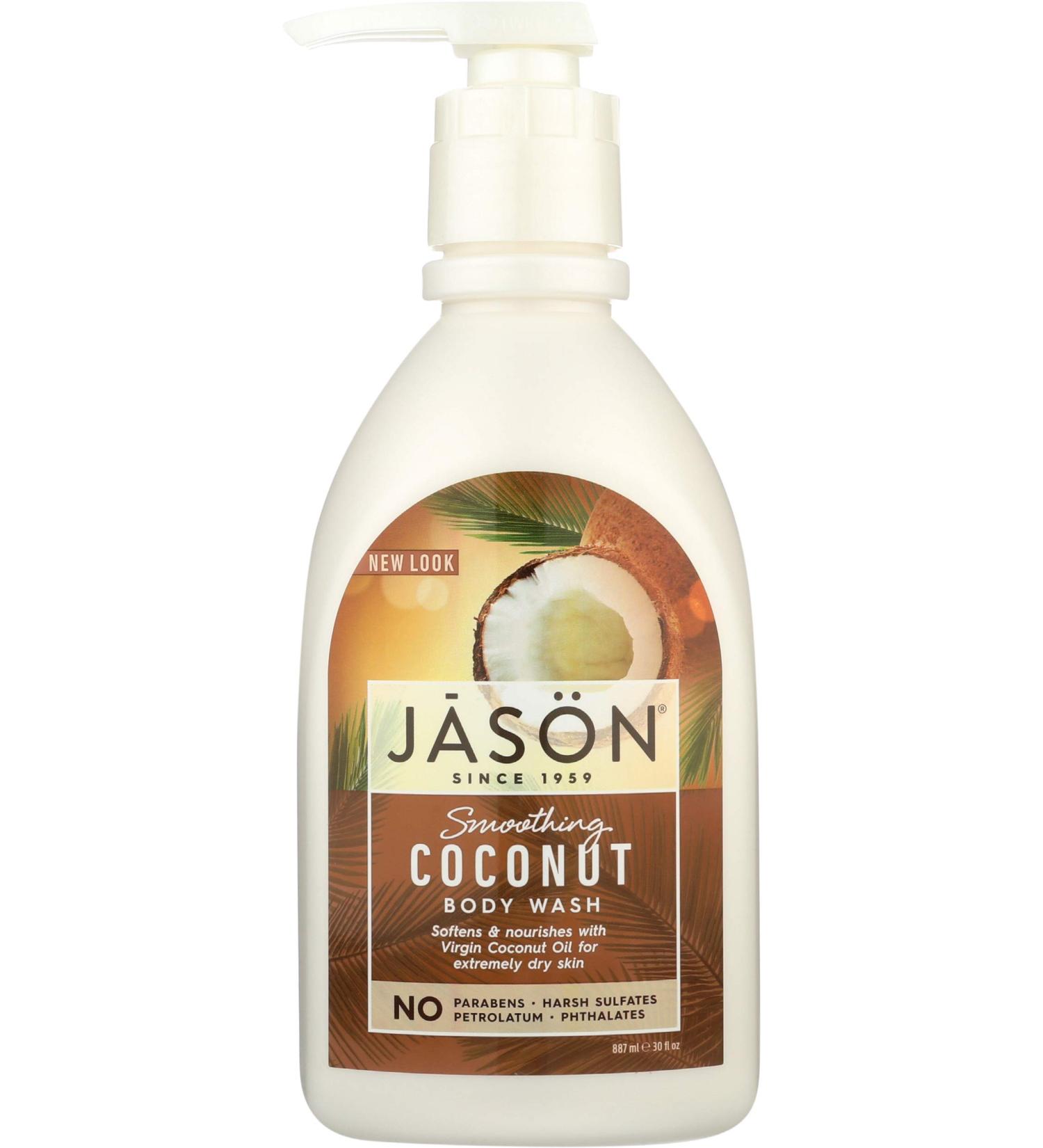 Buy Jason Body Wash Smooth Coconut - Nourishing & Hydrating | International Shipping Available - Buy Online on SooperMarket.com
