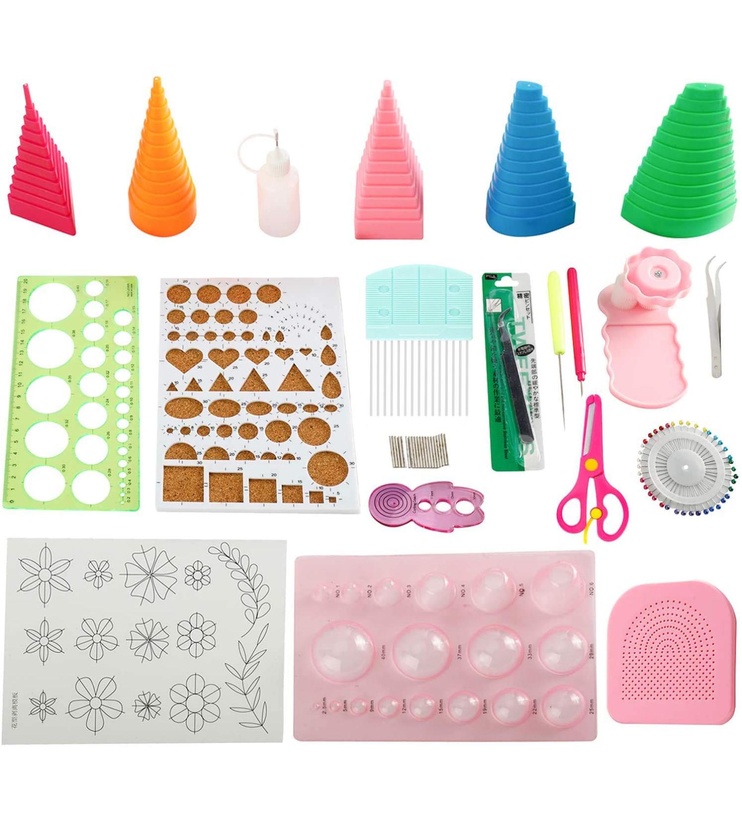 Patioer Quilling Tool Kit - 20pcs Paper Strips DIY Set for Paper Art & Craft - Buy Online on SooperMarket.com