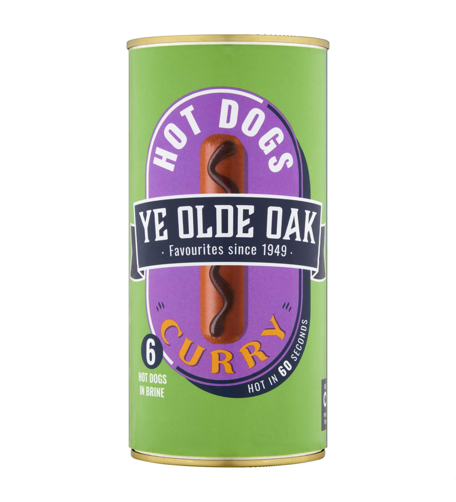 Ye Olde Oak Curry Hotdogs 560g
