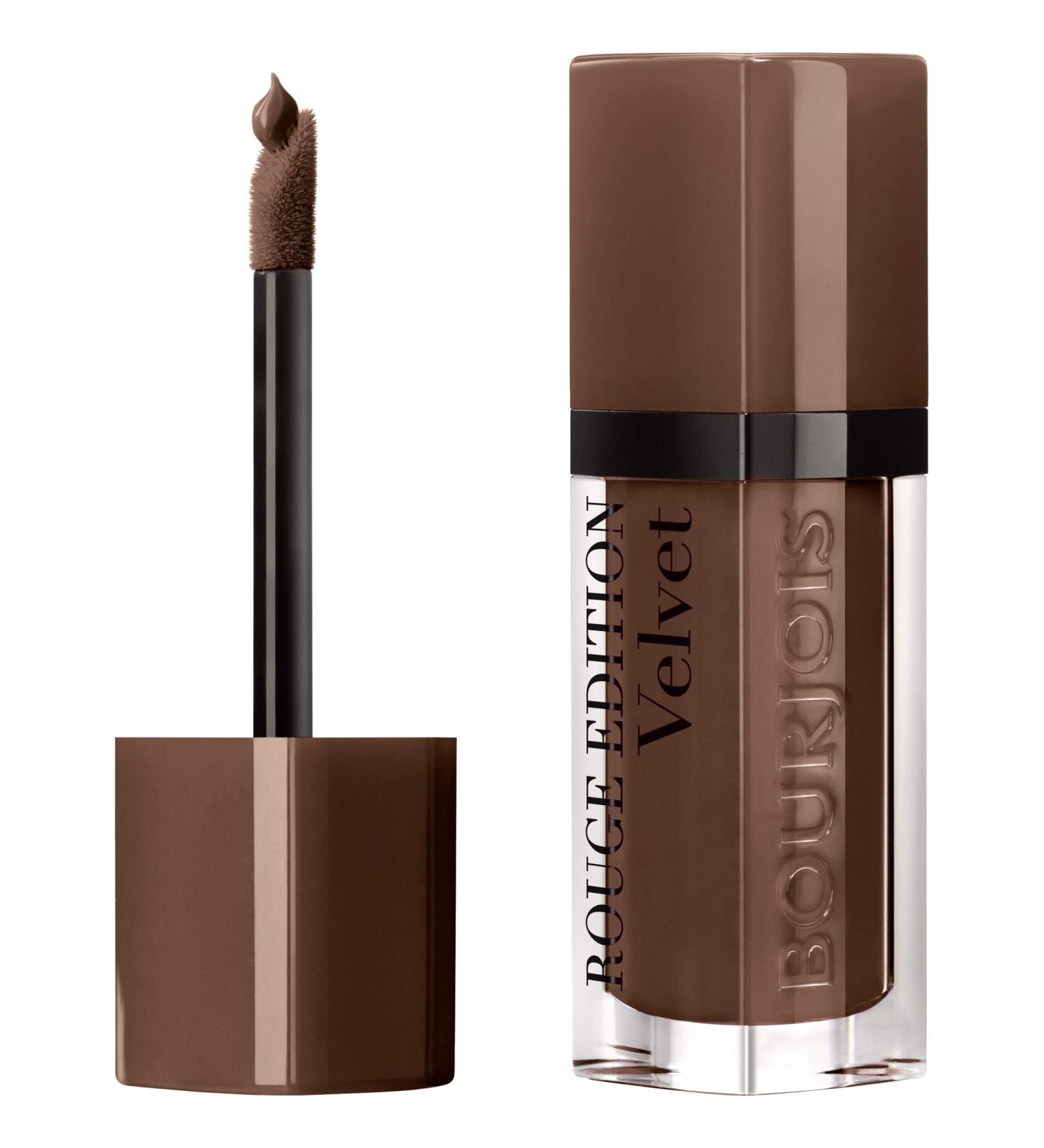 Bourjois Rouge Edition Velvet Liquid Lipstick 23 Chocolate Corset 6.7ml - Brown Lipstick - Buy Online on SooperMarket.com