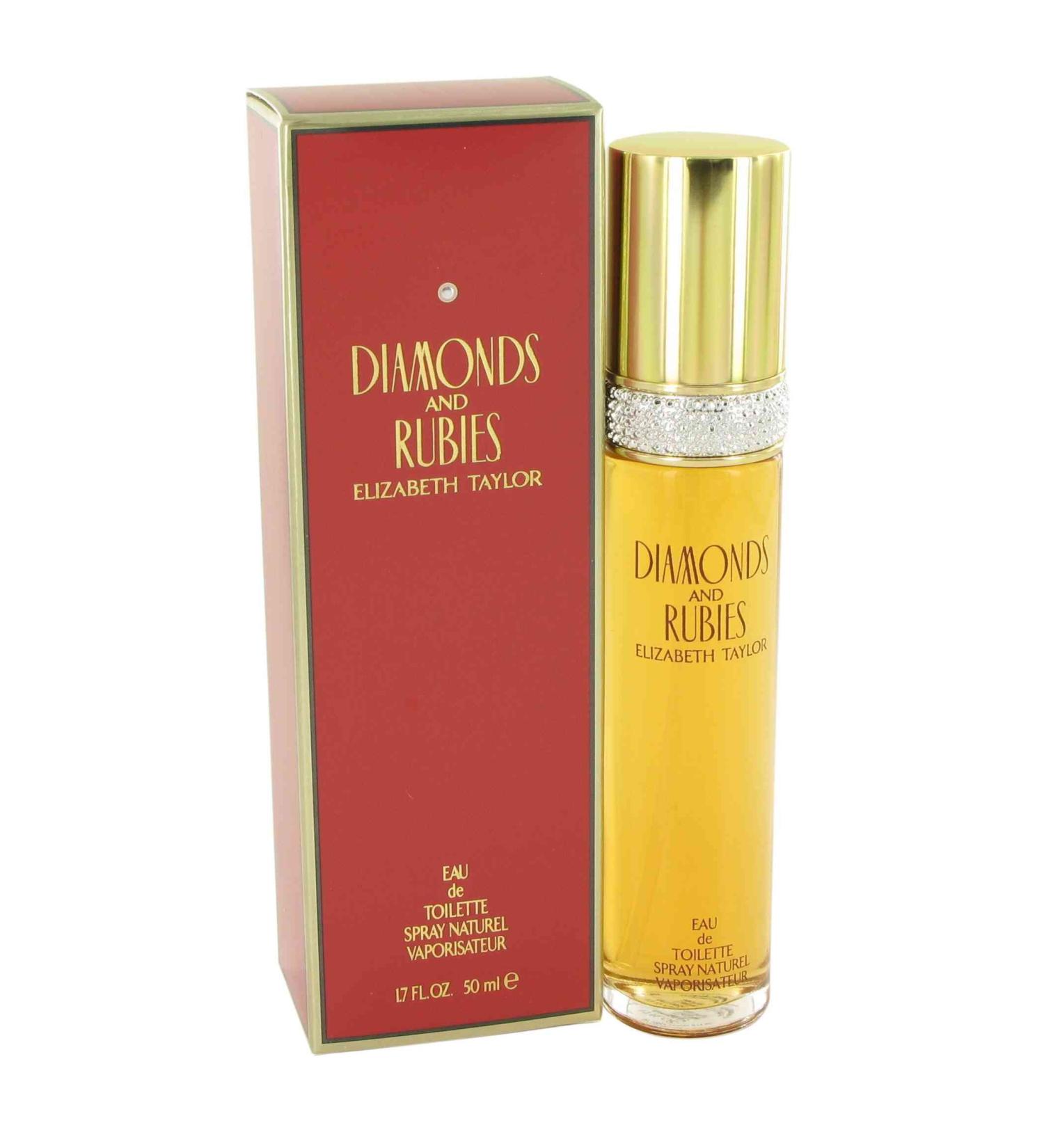 DIAMONDS & RUBIES by Elizabeth Taylor Eau De Toilette Spray 1.7 oz Floral 1.7 Ounce