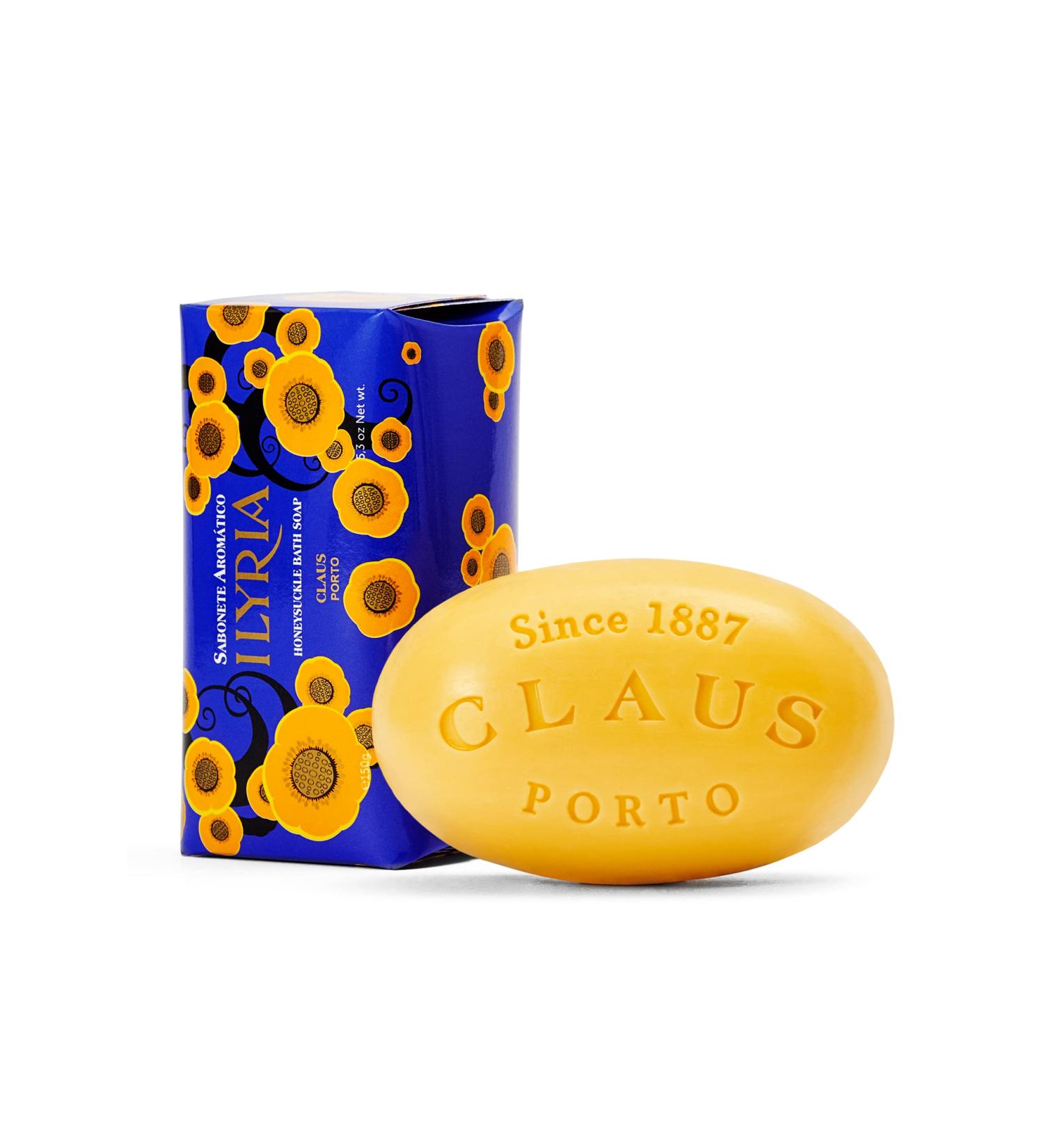 Claus Porto Ilyria Honeysuckle Soap 5.3 oz - Luxurious Floral Scent - Single Pack - Buy Online on SooperMarket.com