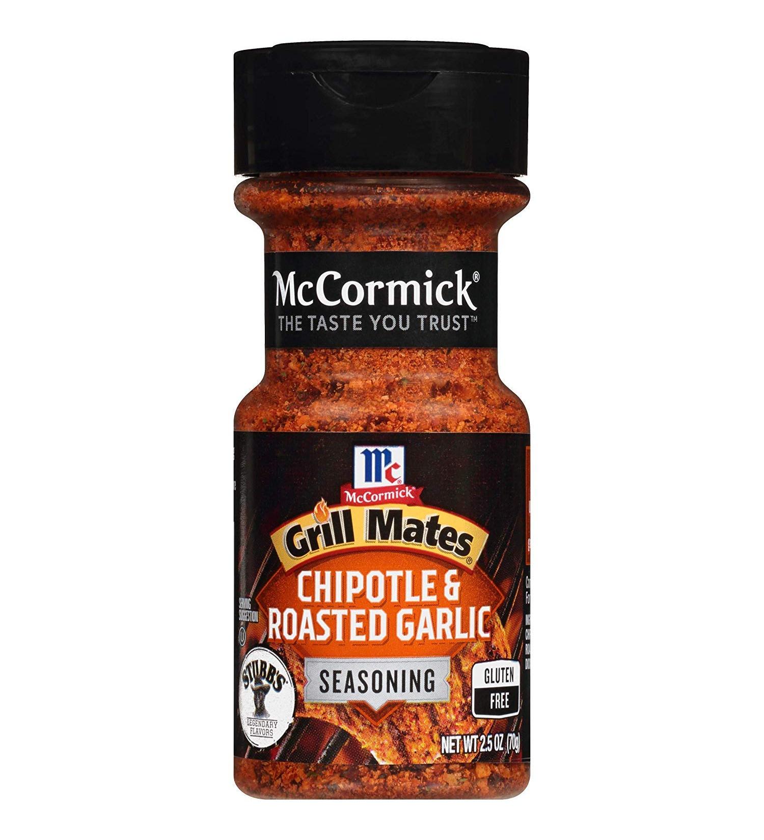 McCormick Grill Mates Chipotle & Roasted Garlic Seasoning 2.5 OZ - Pack of 12 - Buy Online on SooperMarket.com