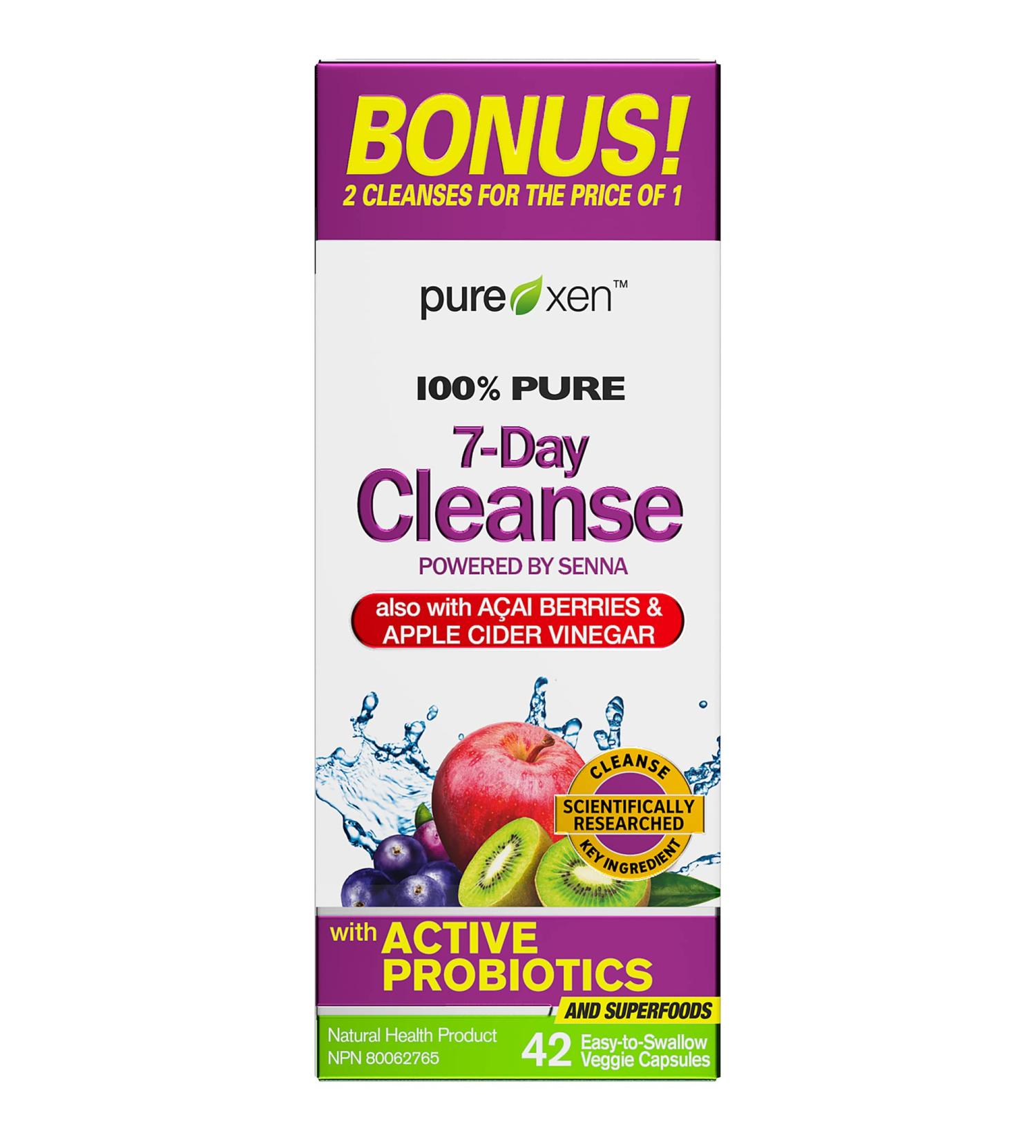 Detox Cleanse Purely Inspired 7 Day Cleanse and Detox Pill Acai Berry Cleanse Whole Body Cleanse Detox for Women & Men Body Detox with Senna Leaf & Digestive Enzymes 42 Acai Berry Capsules - Buy Online on SooperMarket.com