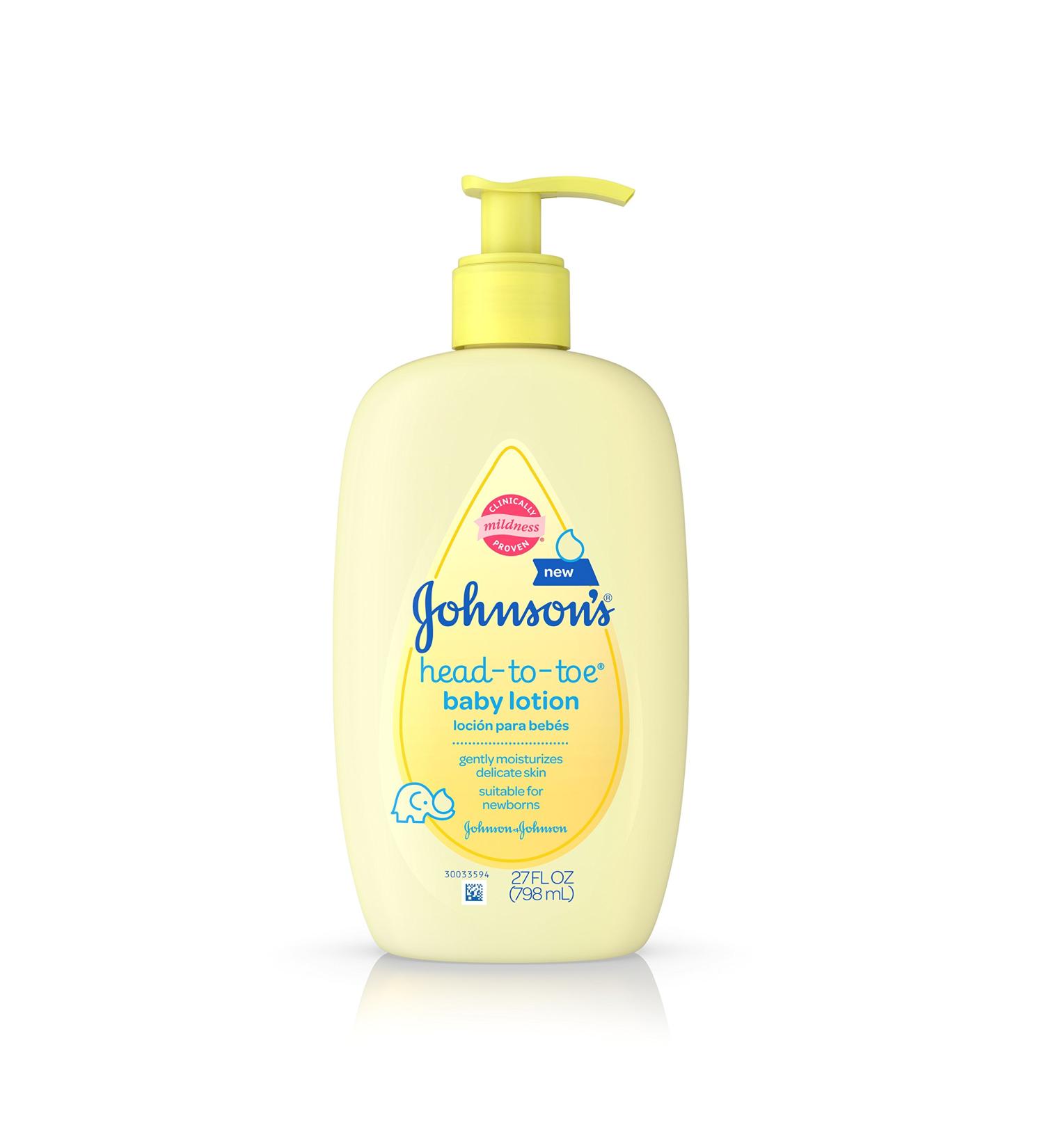 Johnson's Head-to-Toe Baby Lotion 27oz - Gentle Moisturizing Formula - Buy Online on SooperMarket.com