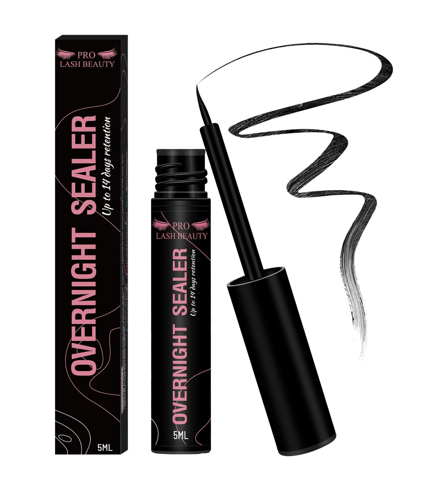 Lash Clusters Overnighter Sealer - DIY Extension for Long Lasting Wear | 5ml Black - Buy Online on SooperMarket.com