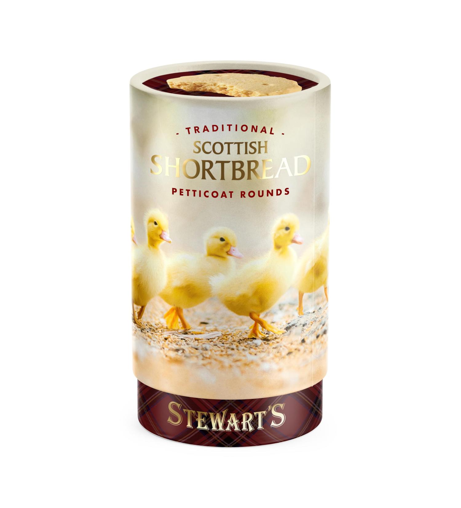 Stewart's - Spring Ducklings Shortbread Gifting Tube (150g) - Traditionally Made Luxury Scottish Shortbread Delicious Melt-in-Mouth Biscuits Ideal Grab Sized Treat to Share 40 Years Heritage - Buy Online on SooperMarket.com