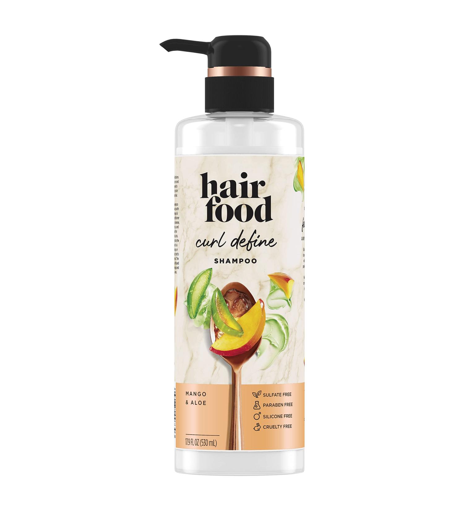 Sulfate-Free Curly Hair Shampoo with Mango & Aloe | 17.9 Fl Oz - Buy Online on SooperMarket.com