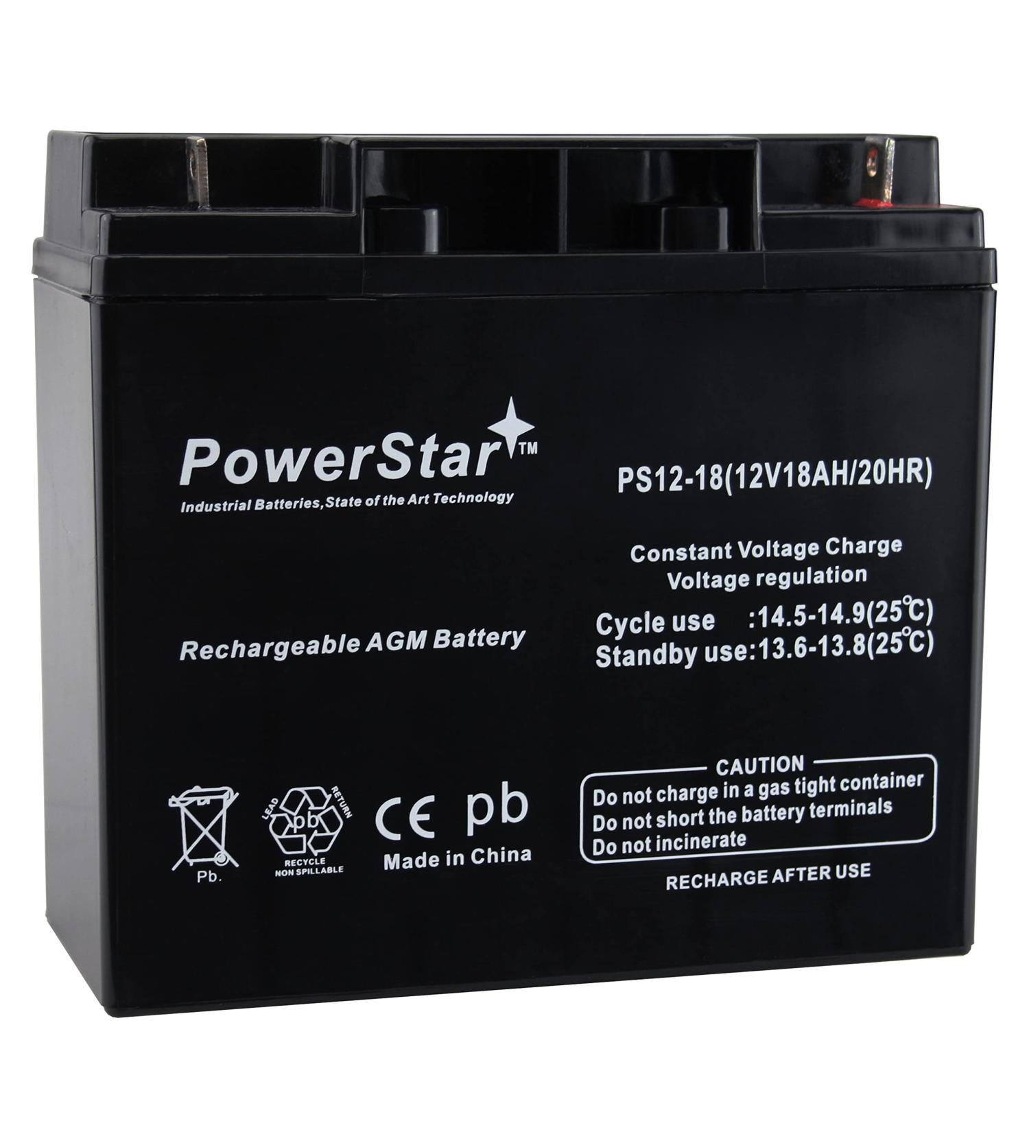 12V 18AH Briggs and Stratton Generator Battery B4489GS | UPS SLA Battery for Reliable Power Solutions - Buy Online on SooperMarket.com