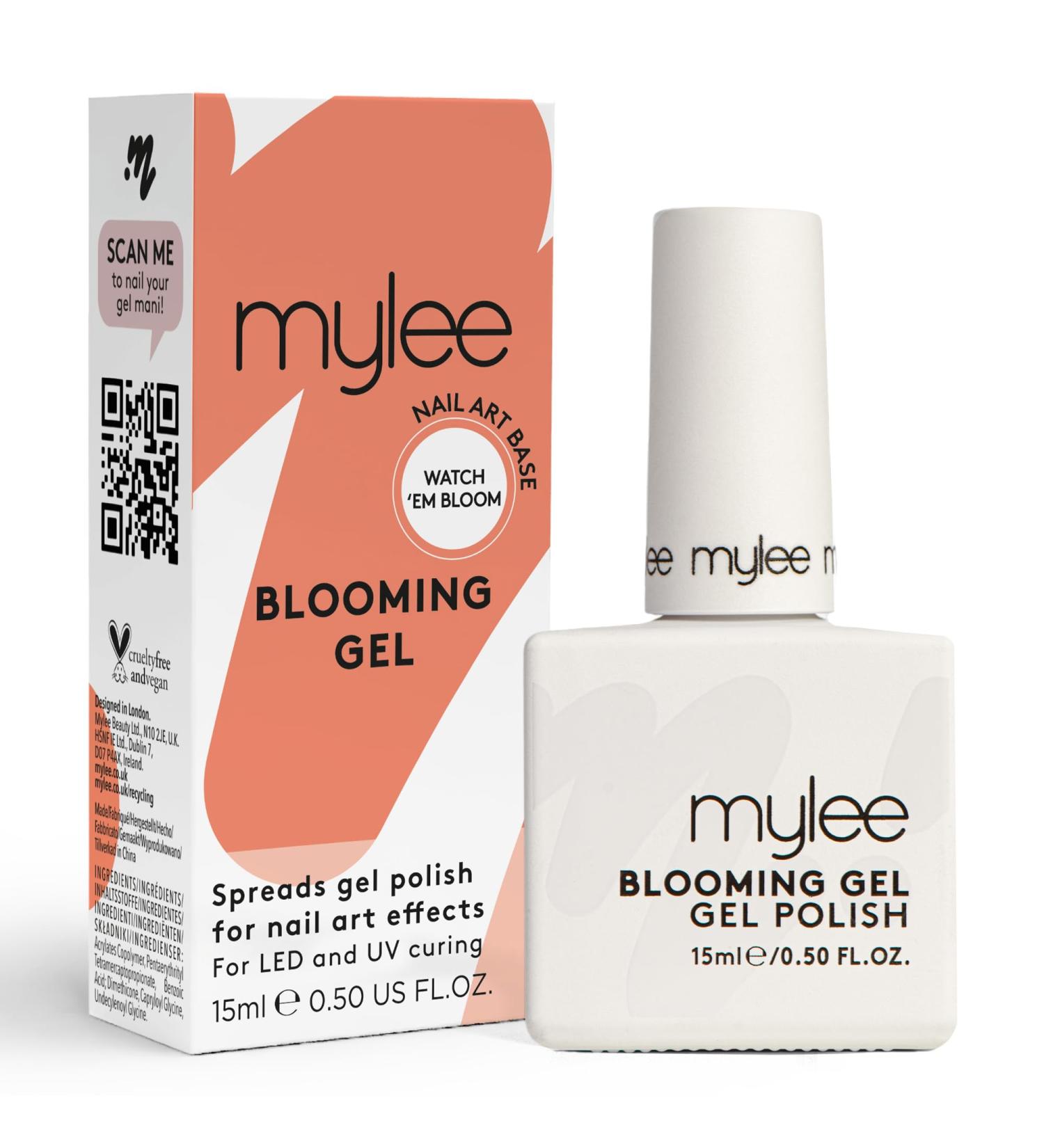 Mylee Blooming Gel 15ml Spreads Gel Polish for Watercolour Nail Art including Marble Tortoiseshell & Floral Effects UV/LED Soak-Off Manicure for Salon & Home Use - Long Lasting & Easy to Apply - Buy Online on SooperMarket.com