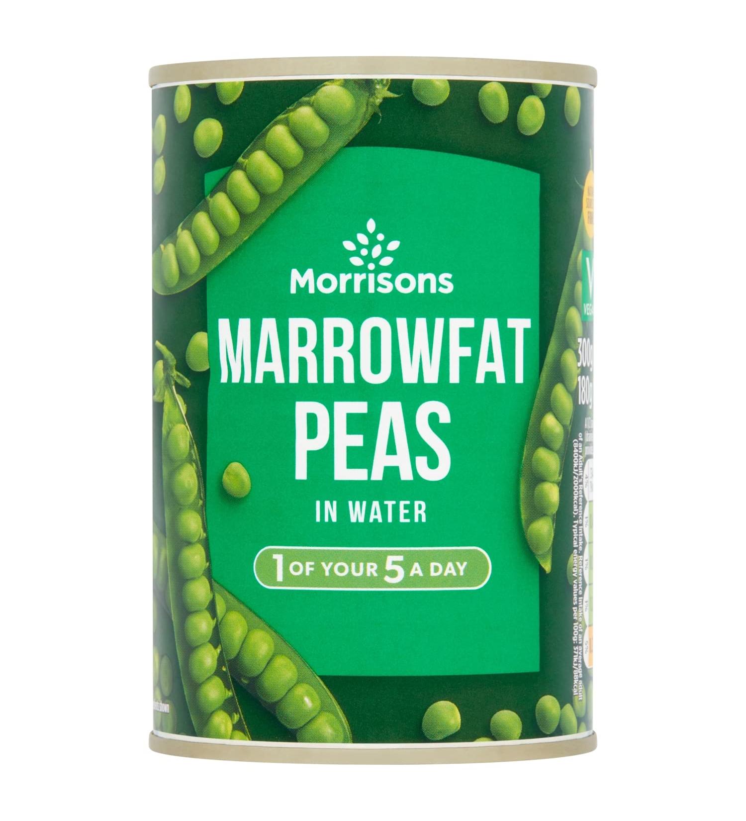 Morrisons Marrowfat Peas 300g - Buy Online on SooperMarket.com