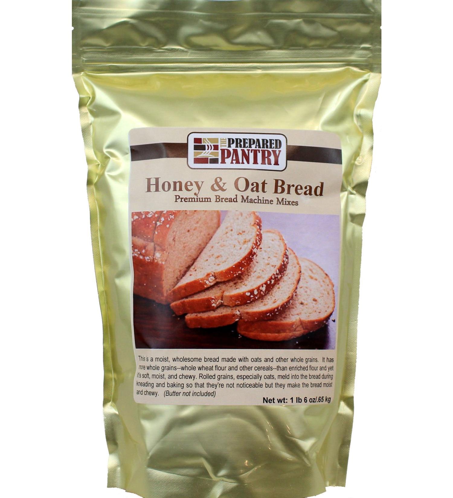 The Prepared Pantry Honey and Oat Bread Machine Mix 22 Ounce Honey 1.38 Pound (Pack of 1) - Buy Online on SooperMarket.com