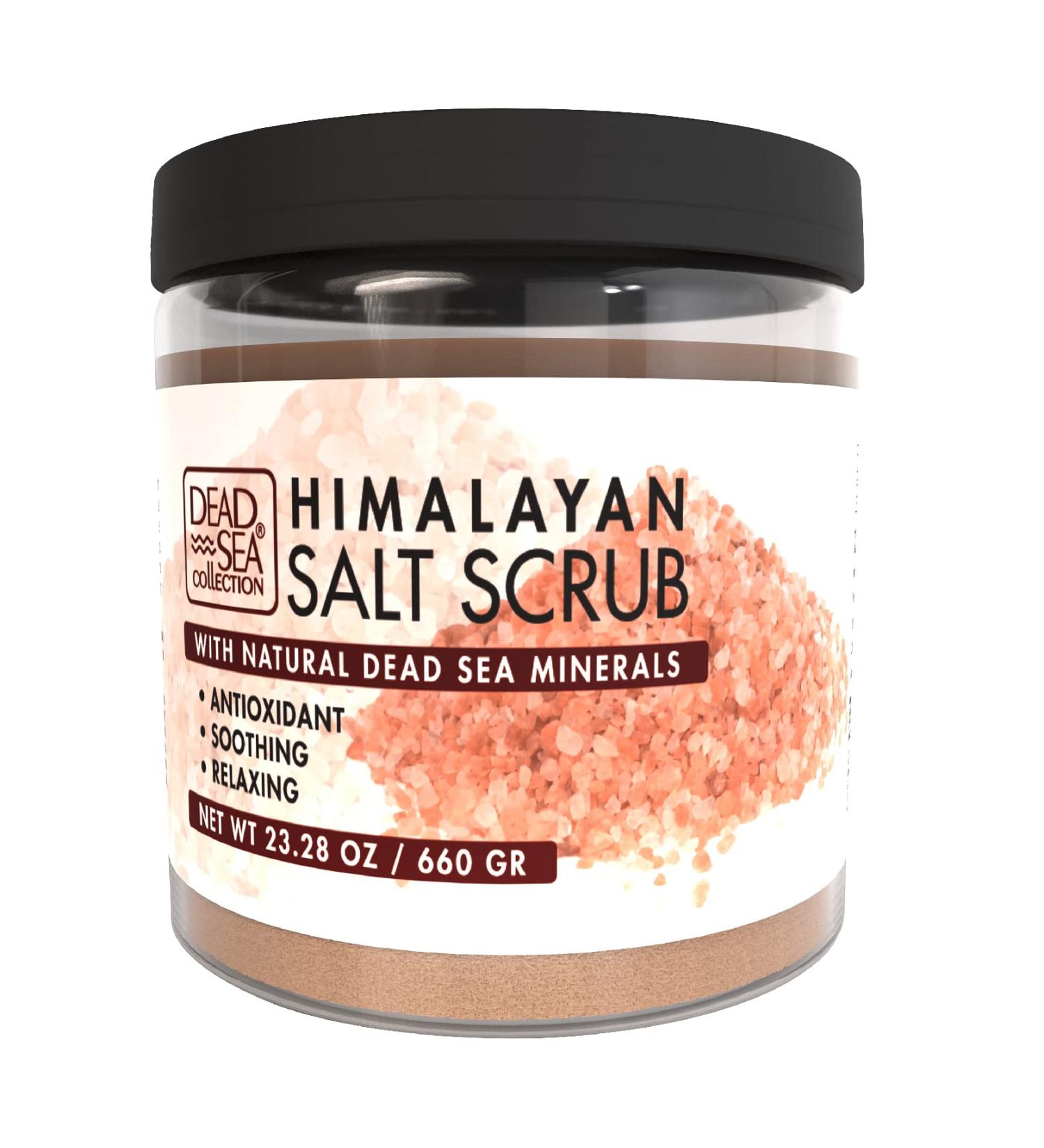 Dead Sea Collection Salt Body Scrub 23.28 OZ with Himalayan Salt & Organic Oils - Buy Online on SooperMarket.com