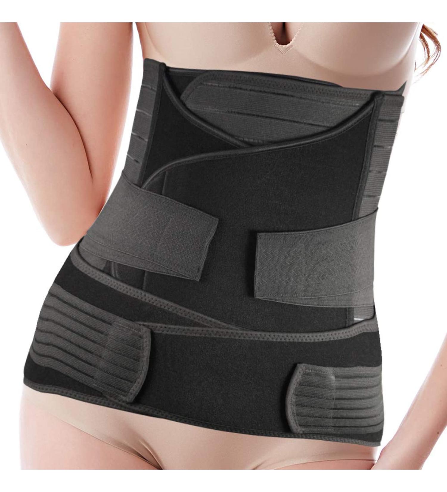 TIRAIN 3-in-1 Postpartum Belly Band | C-Section Recovery Belt XL Black - Buy Online on SooperMarket.com