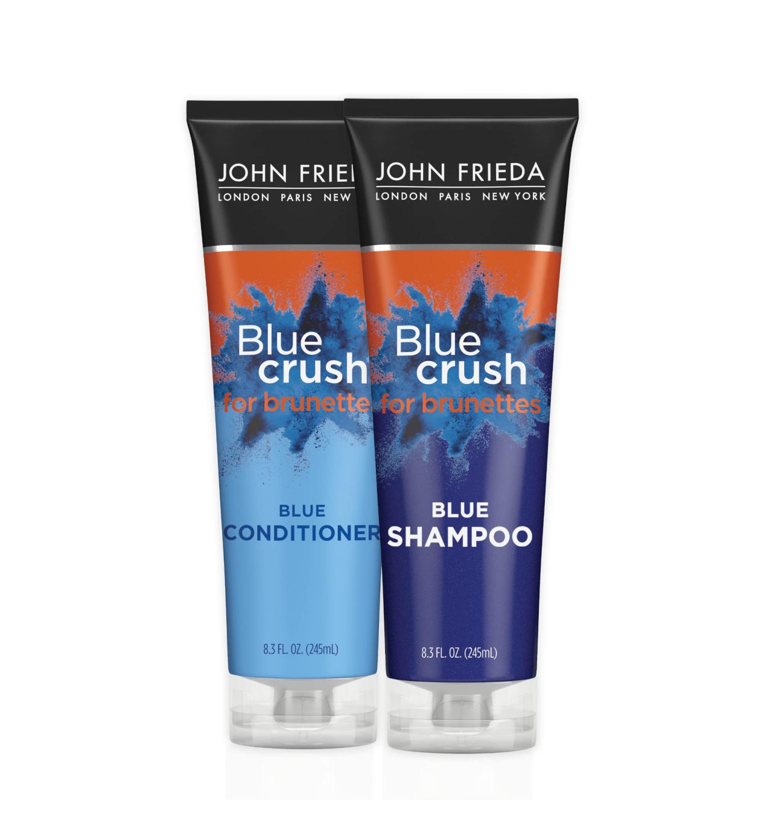Blue Crush Brunette Shampoo & Conditioner Set - Neutralizes Brassiness - 8.3 fl oz - Buy Online on SooperMarket.com