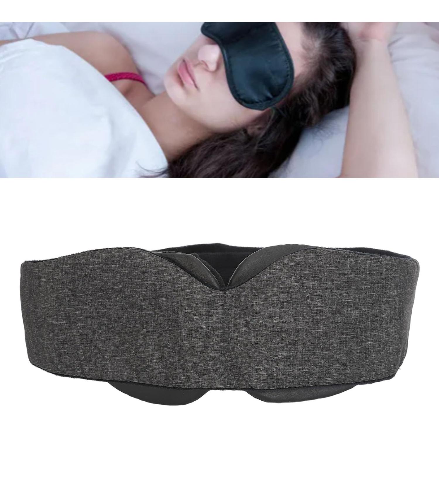 3D Contoured Sleep Eye Patch Light Blocking Memory Cotton Eye Pad with Adjust Strap for Deeper Relaxation - Buy Online on SooperMarket.com