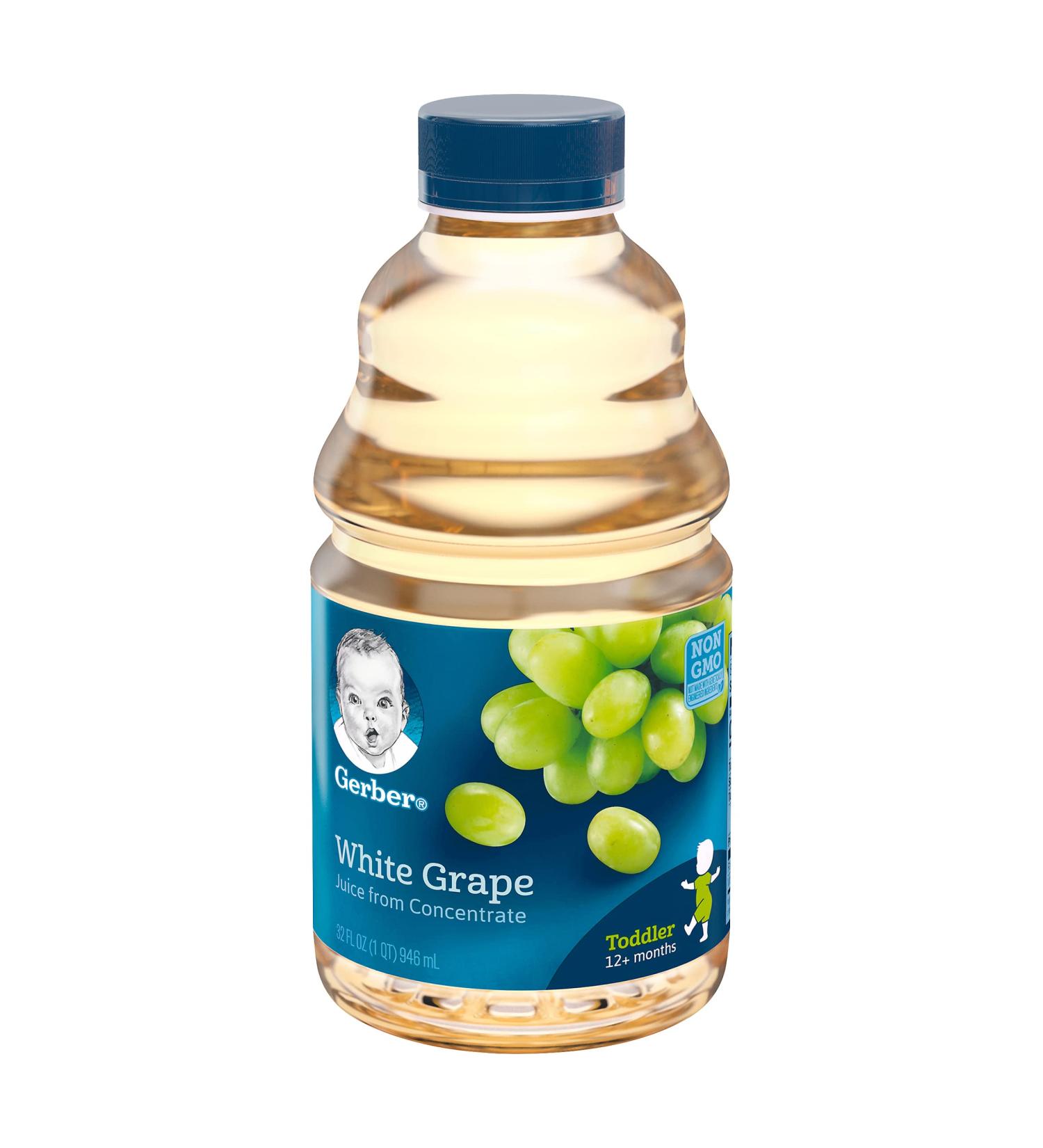 Gerber White Grape Juice 32 oz - Refreshing and Nutritious Baby Juice - Buy Online on SooperMarket.com