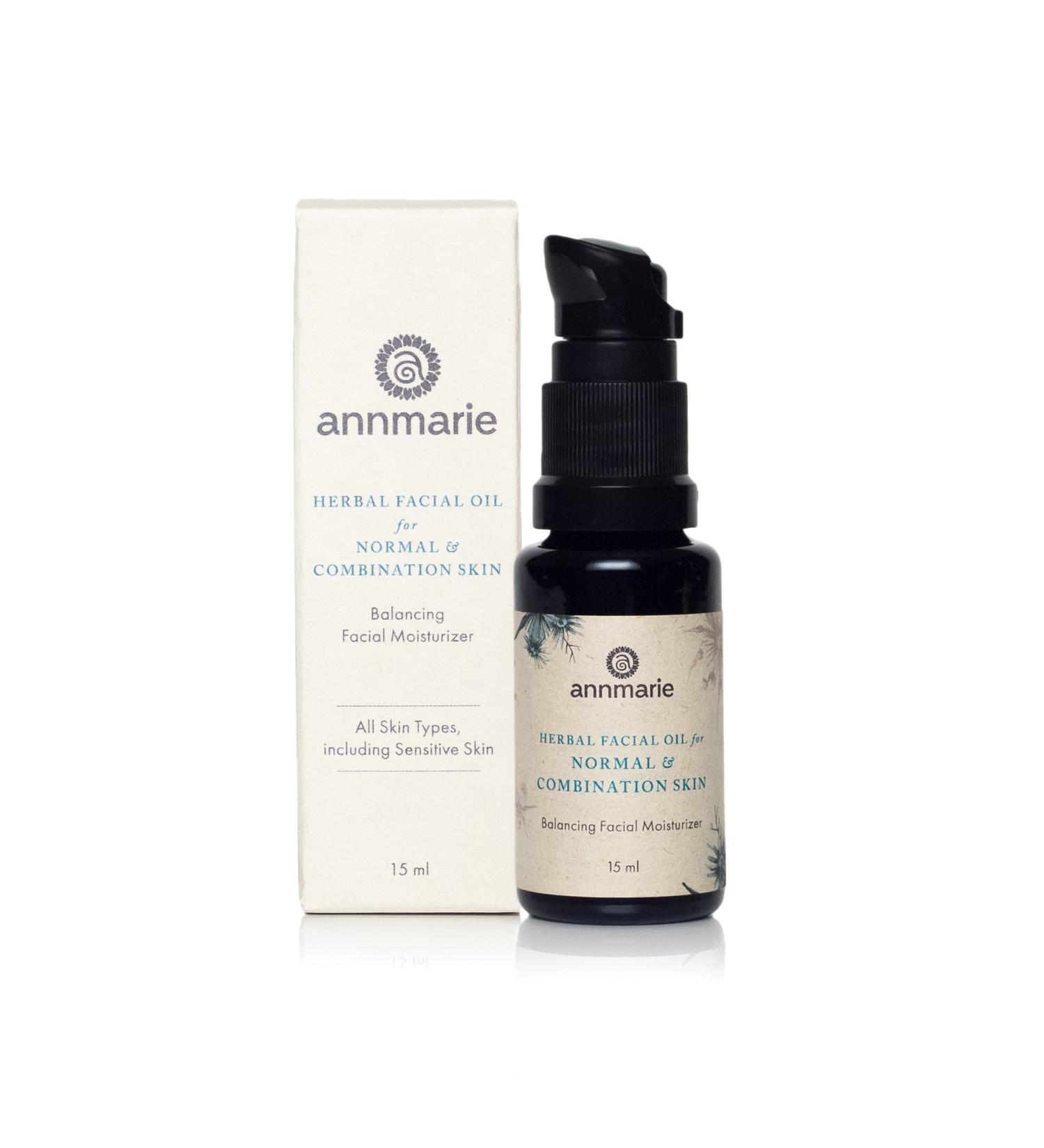 Annmarie Skin Care Herbal Facial Oil - Best Facial Oil for Normal & Combination Skin - International Shipping Available - Buy Online on SooperMarket.com