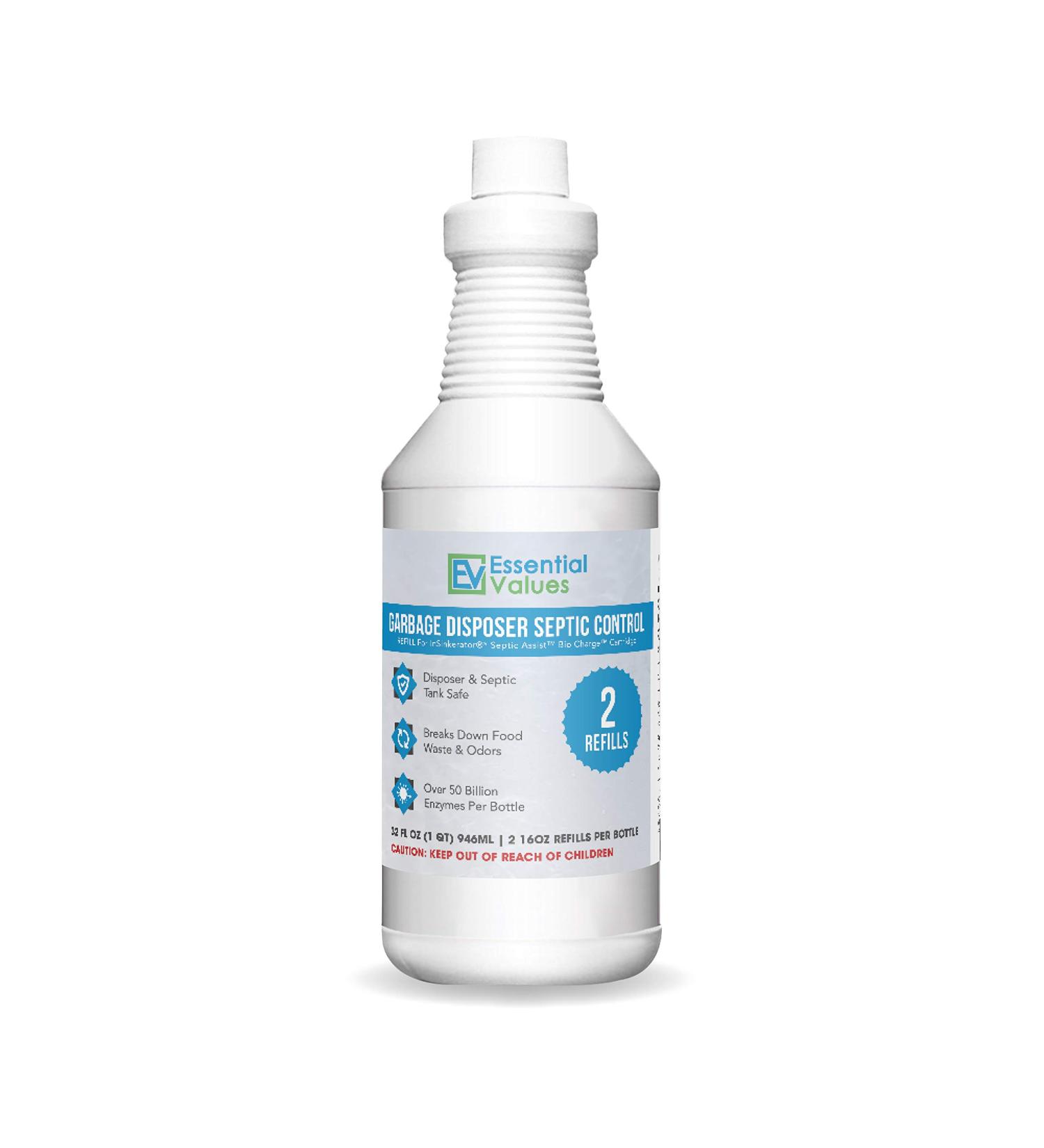 Essential Values 2X Refill Septic Treatment for InSinkErator Septic Assist & Bio Charge Models - Buy Online on SooperMarket.com