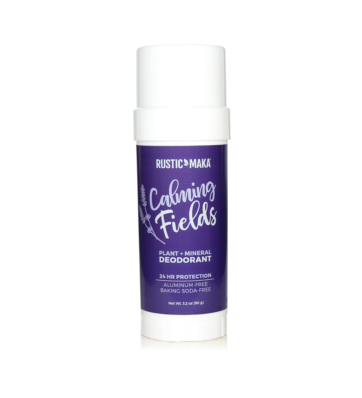 Rustic MAKA Natural Deodorant - Calming Fields Lavender + Mint | Vegan & Odor-Neutralizing - Buy Online on SooperMarket.com